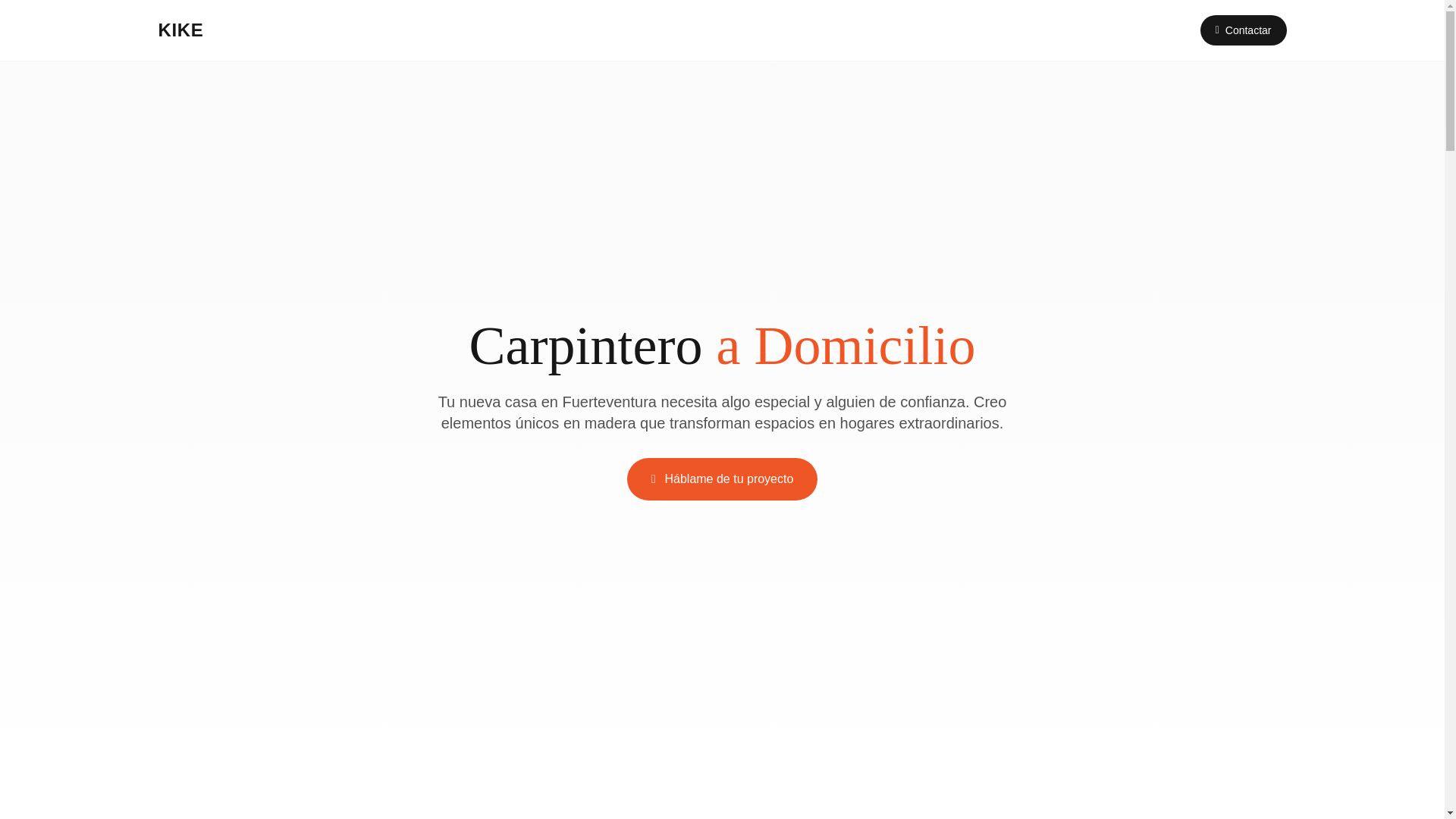 website screenshot of https://kike-carpintero.pages.dev/