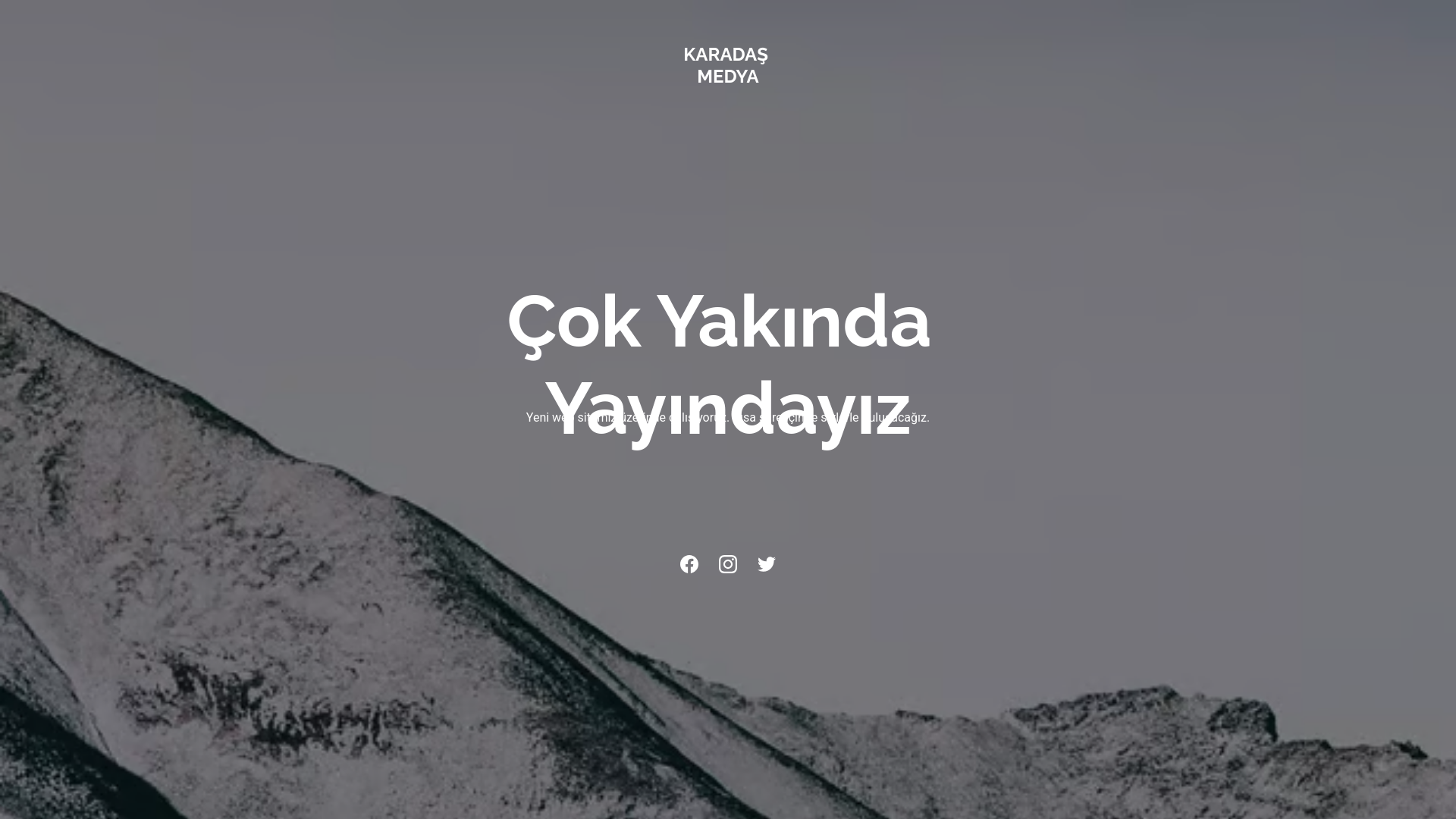website screenshot of https://karadasmedya.com/