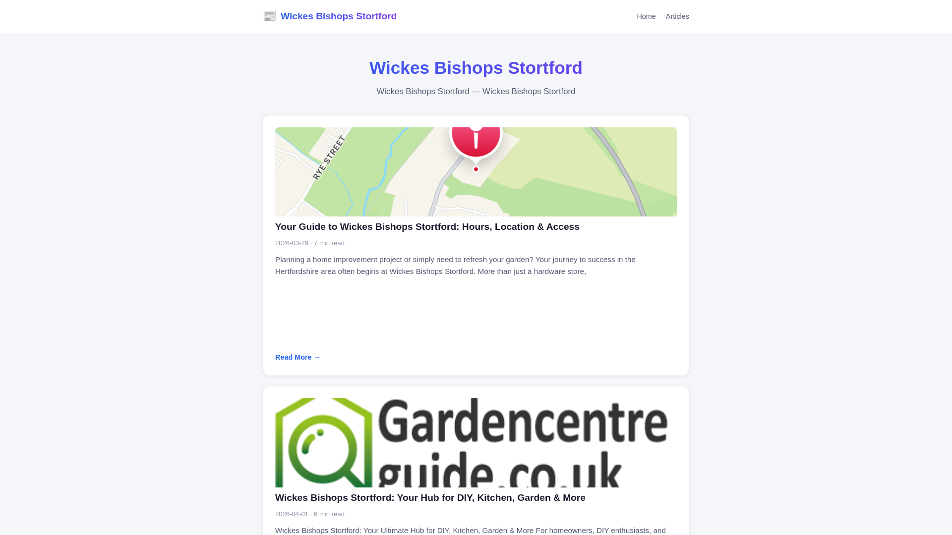 website screenshot of https://wickes-bishops-stortford.pages.dev/