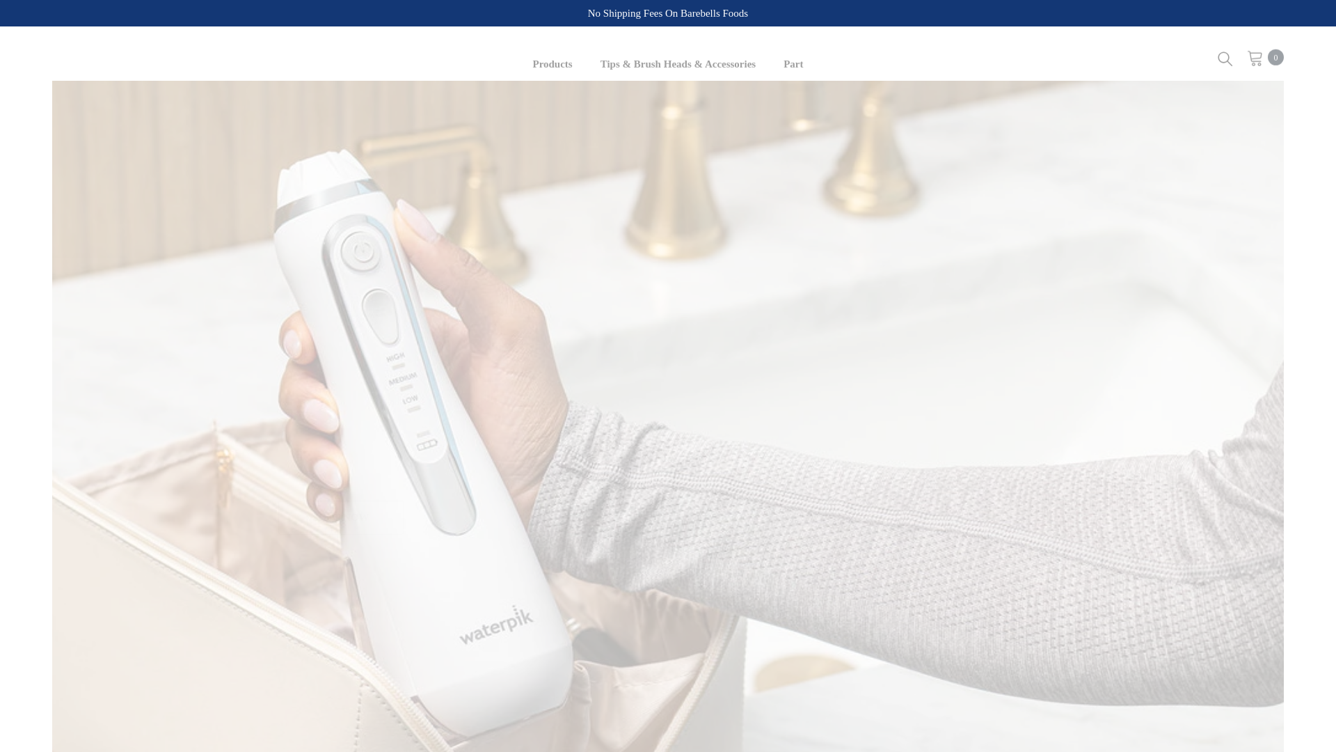 website screenshot of https://waterpikonlinestore.com