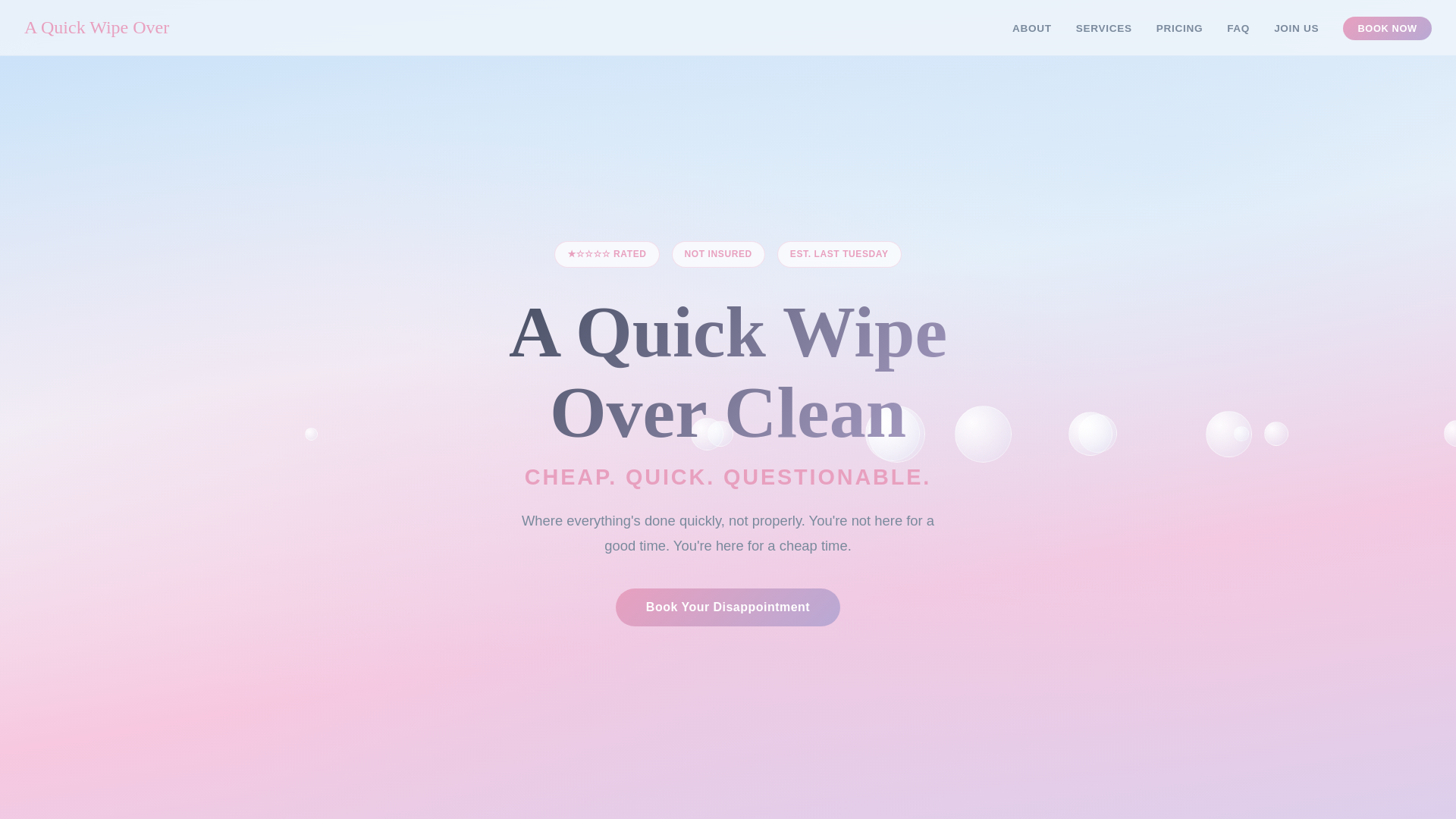 website screenshot of https://quickwipe.pages.dev/