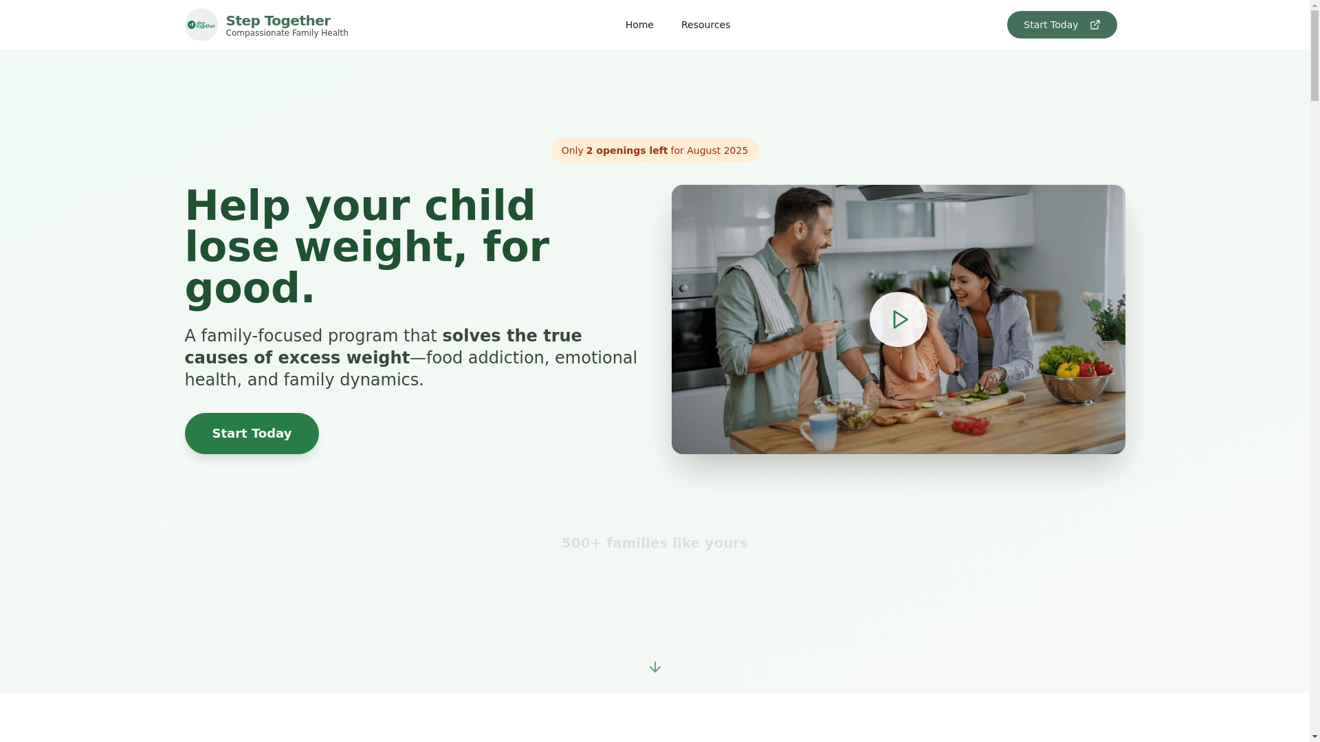 website screenshot of https://steptogether-website-vercel-oneclick.pages.dev/