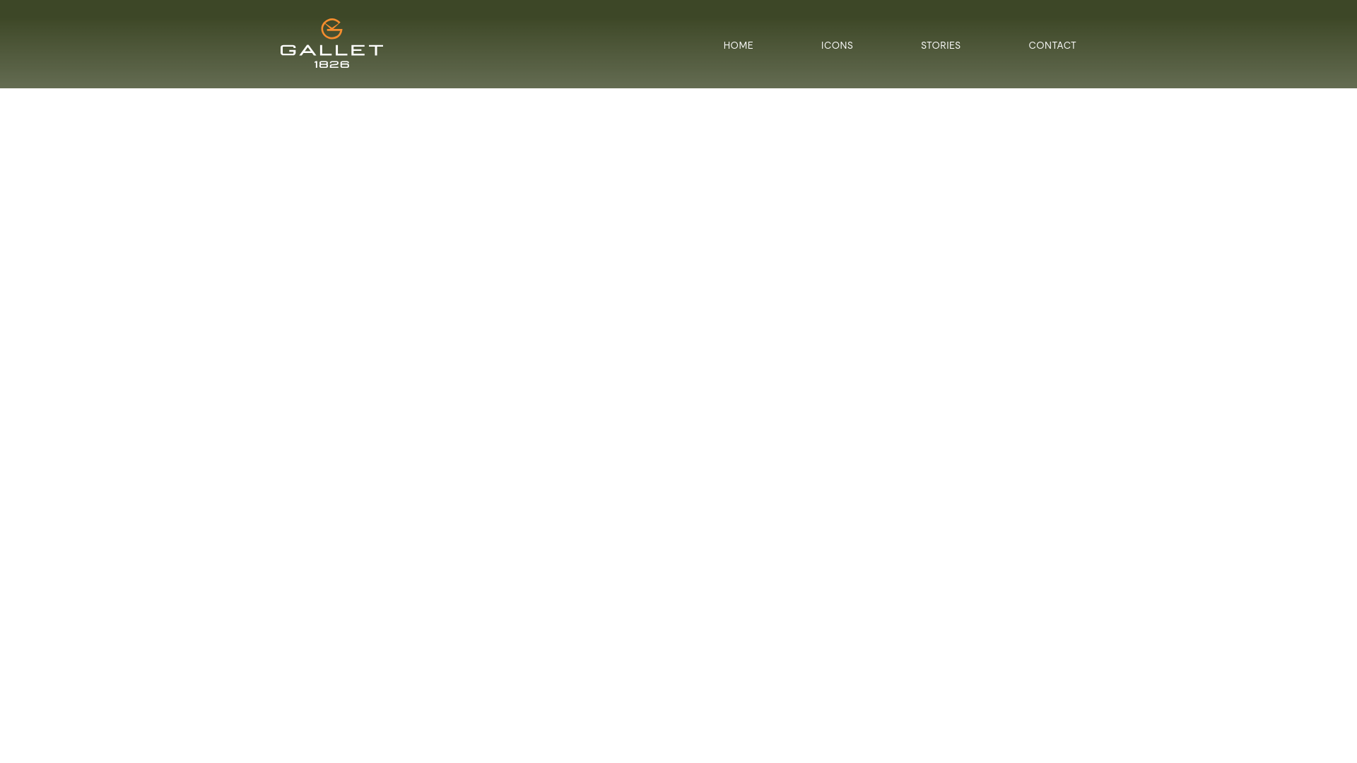website screenshot of https://gallet-watches.tech
