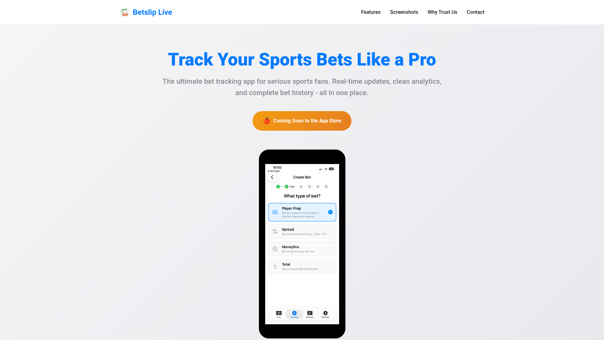 website screenshot of https://betsliplive-website.pages.dev/