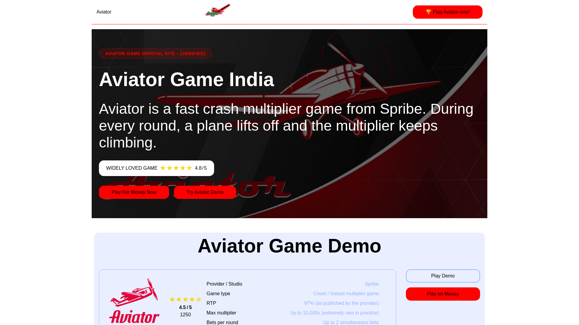 website screenshot of https://aviator-in-game.ink/