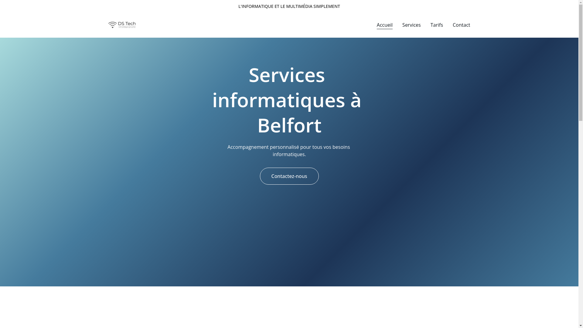 website screenshot of https://davidconnect.fr/