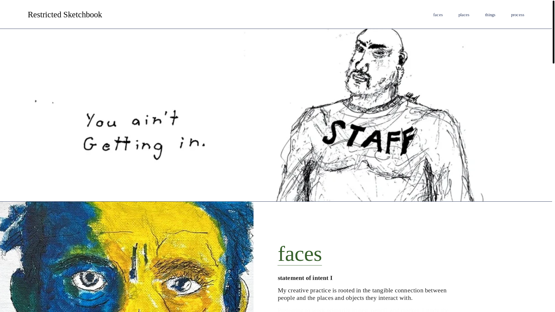 website screenshot of https://restrictedsketchbook.ca/