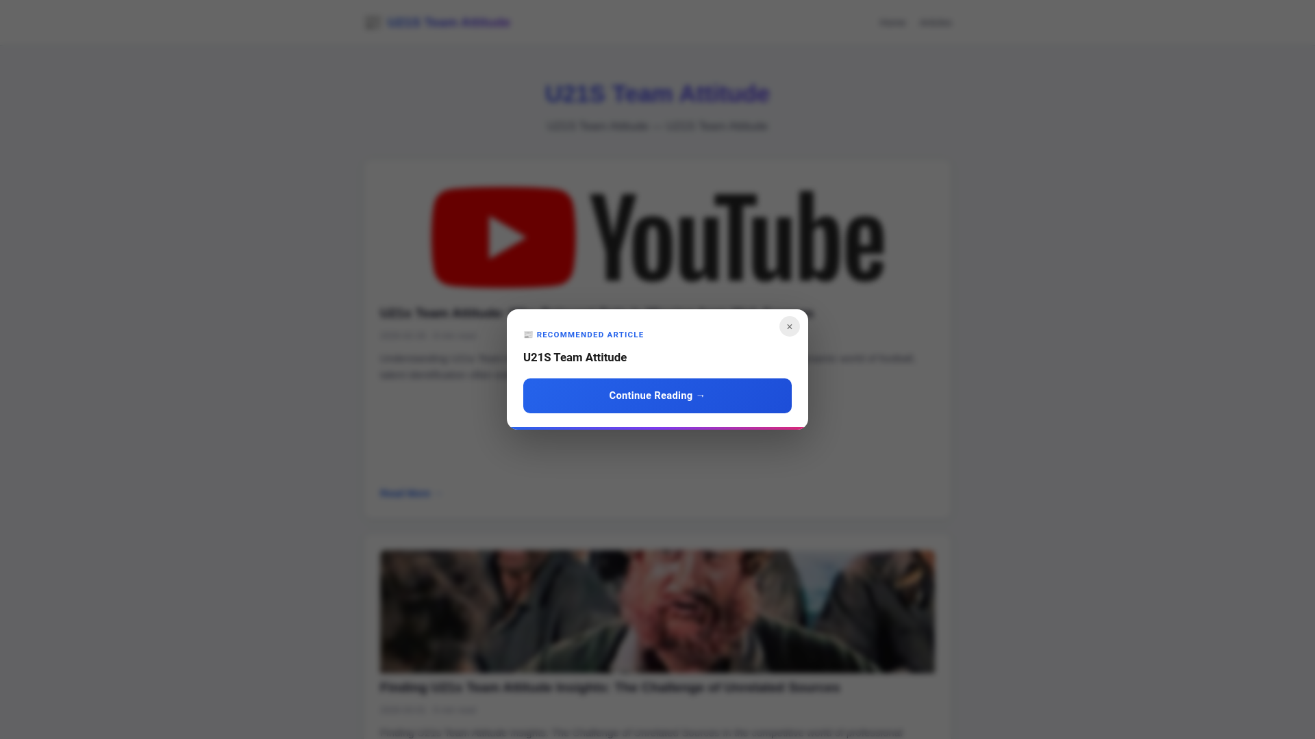 website screenshot of https://u21s-team-attitude.pages.dev/