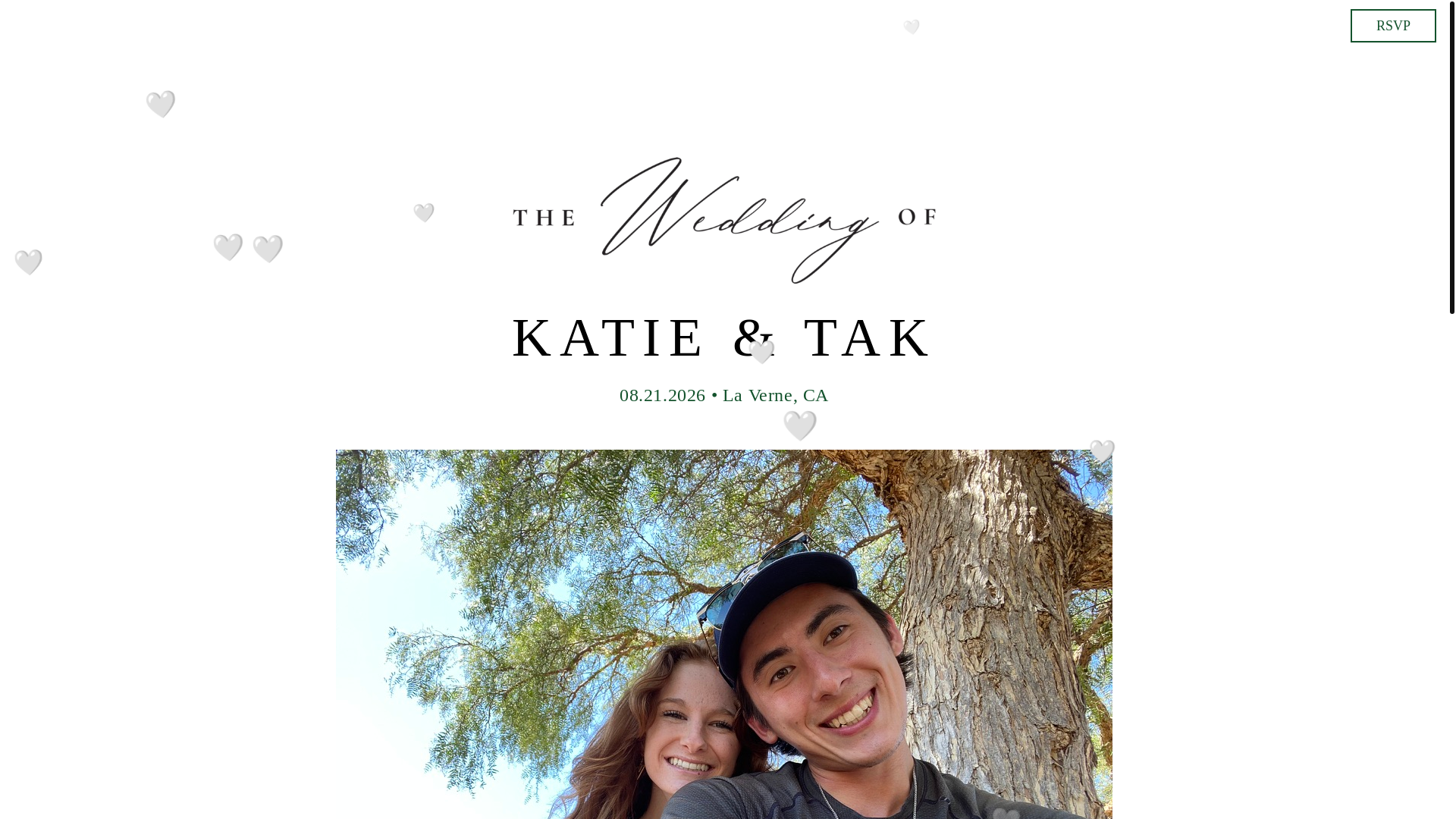 website screenshot of https://katieandtakato.com/