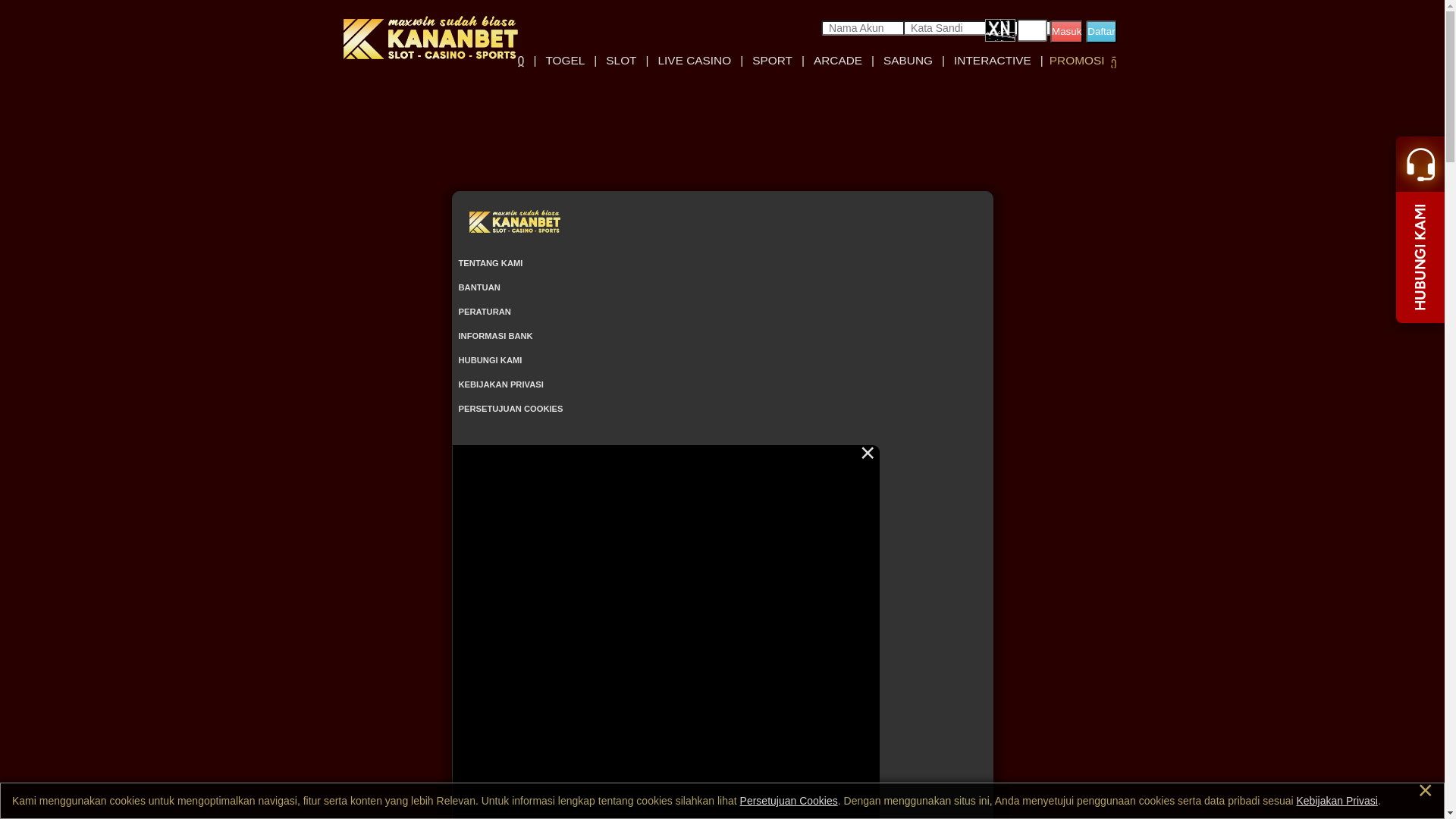 website screenshot of https://kananbetpro.com/