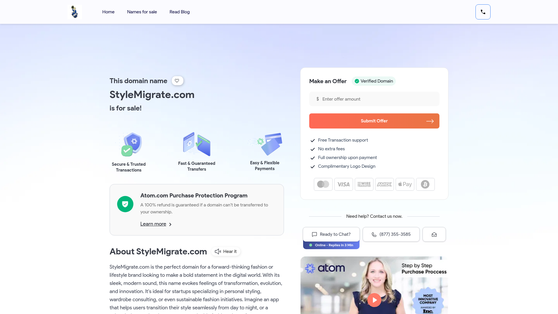 website screenshot of https://stylemigrate.com/