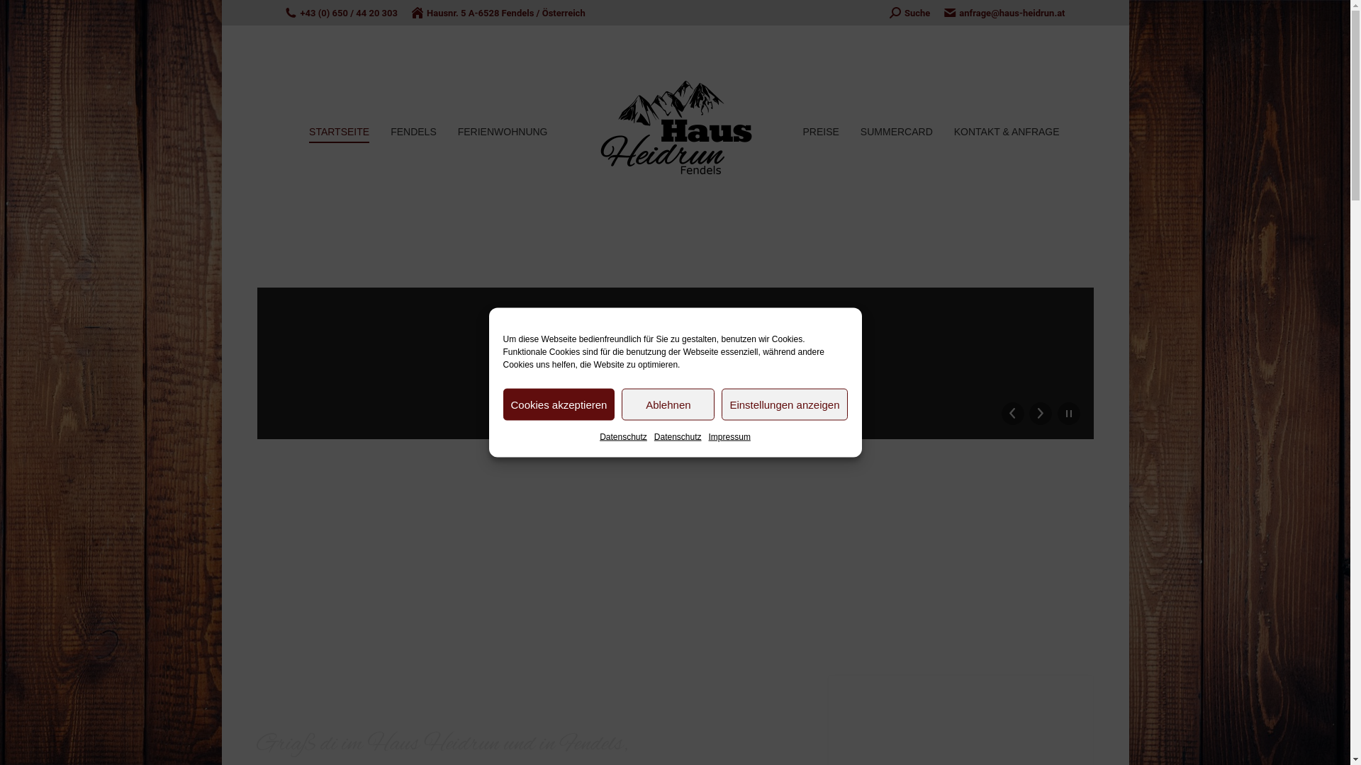 website screenshot of https://hausalpenpanorama.at/