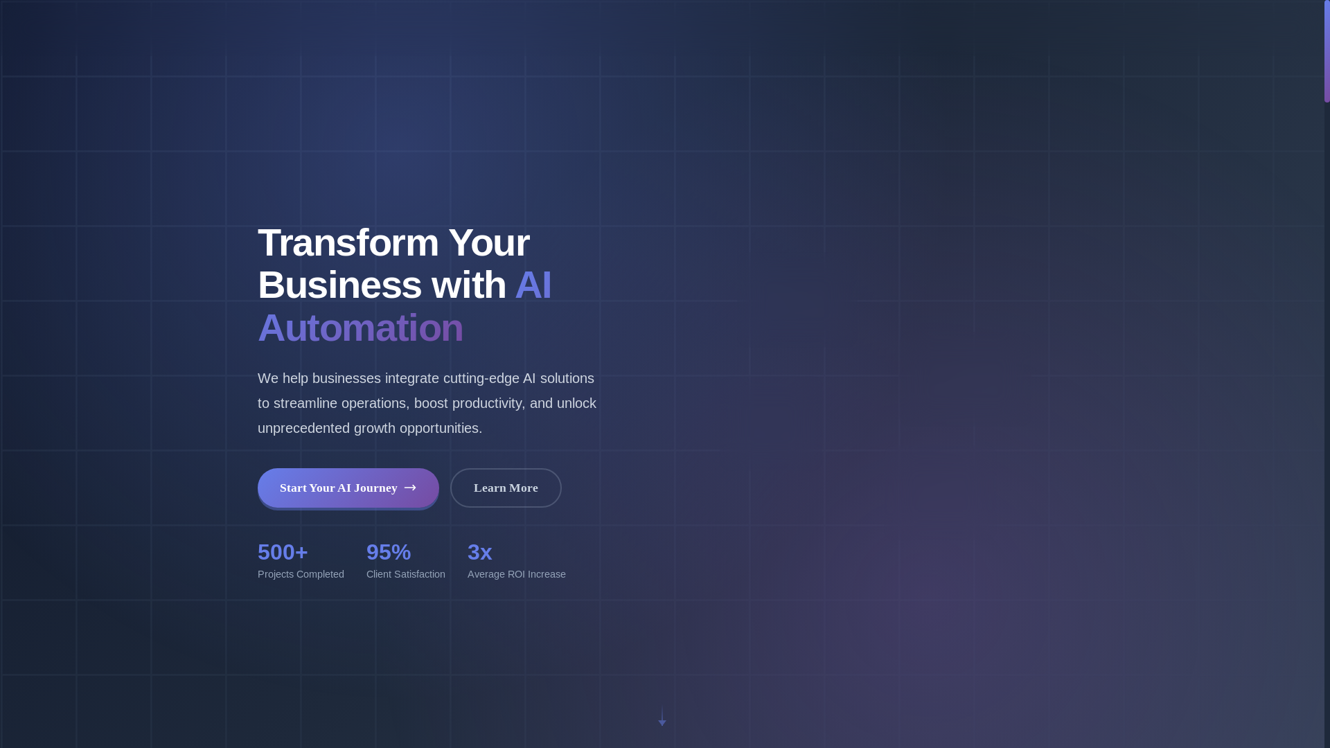 website screenshot of https://simpleaiagency.online/