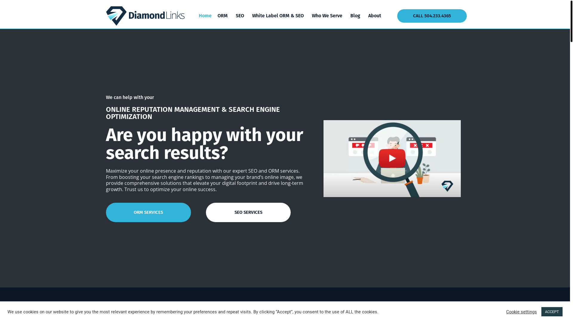 website screenshot of https://launchedwords.com/