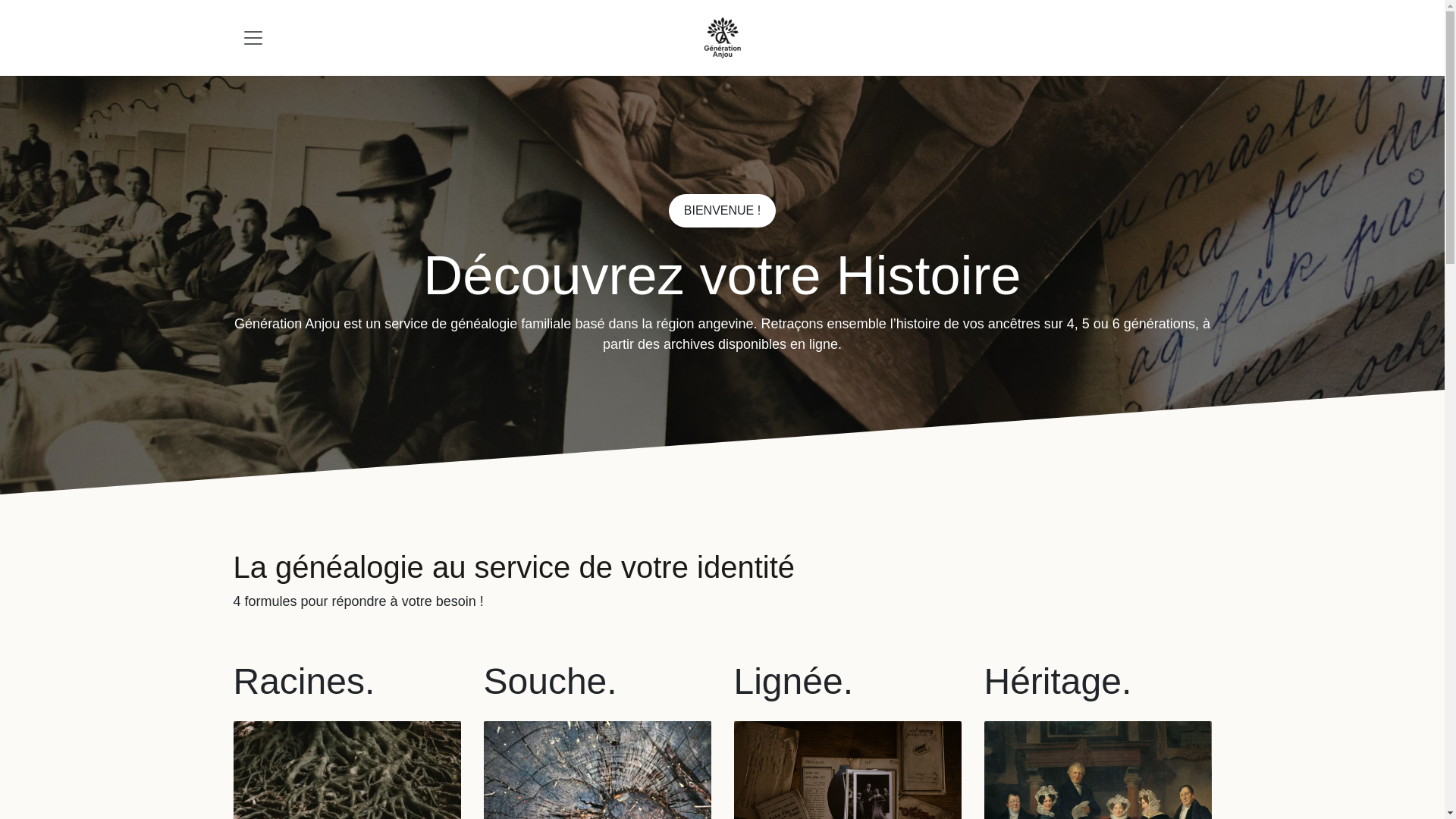 website screenshot of https://generation-anjou.com/