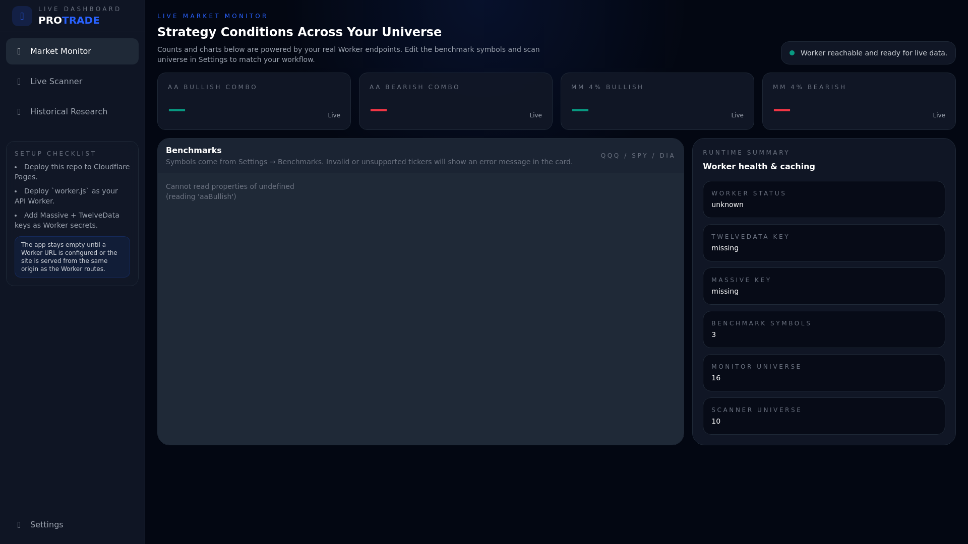 website screenshot of https://trading-dashboard-7xw.pages.dev/