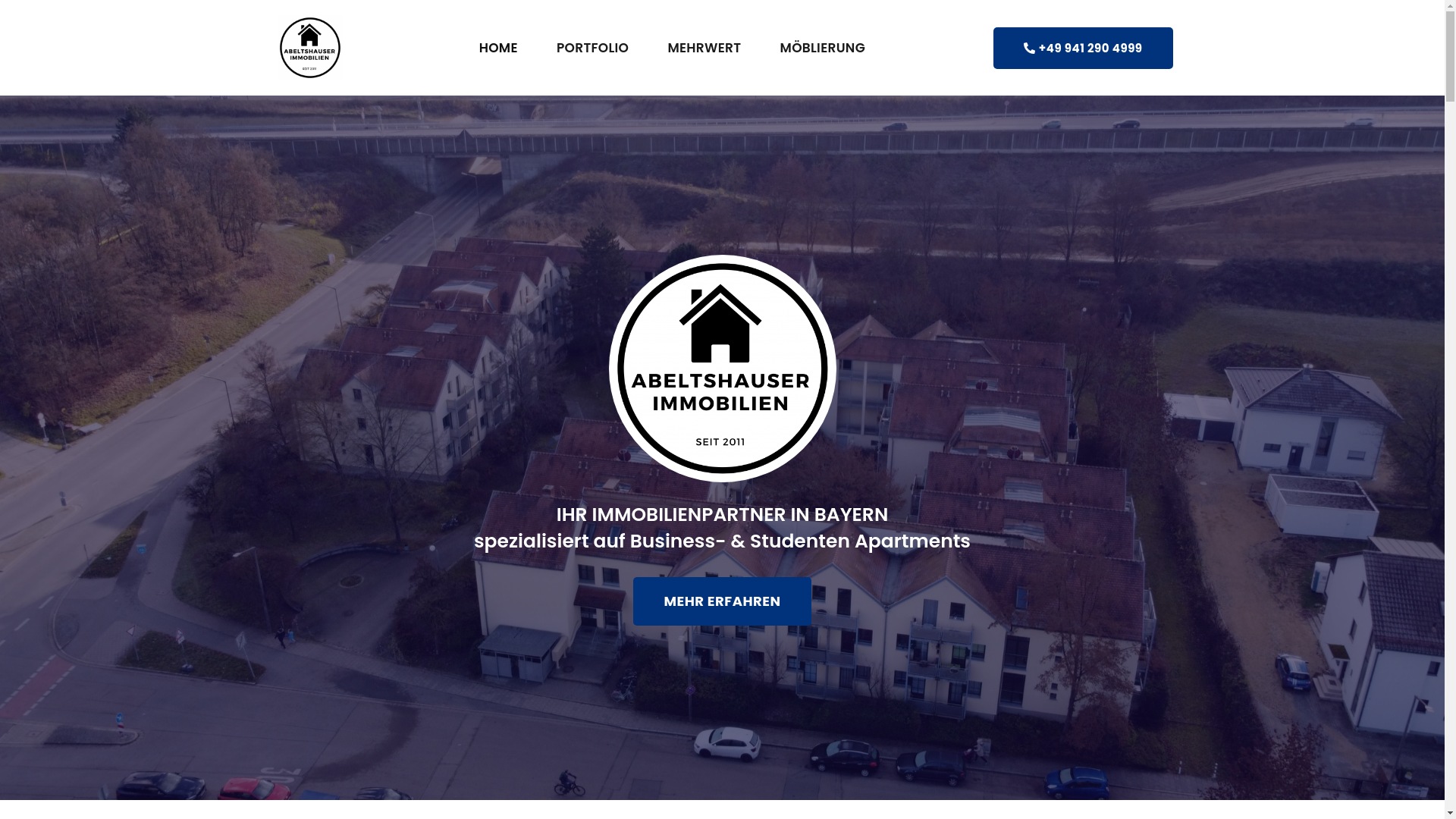 website screenshot of https://immobilienverwaltung123.de/