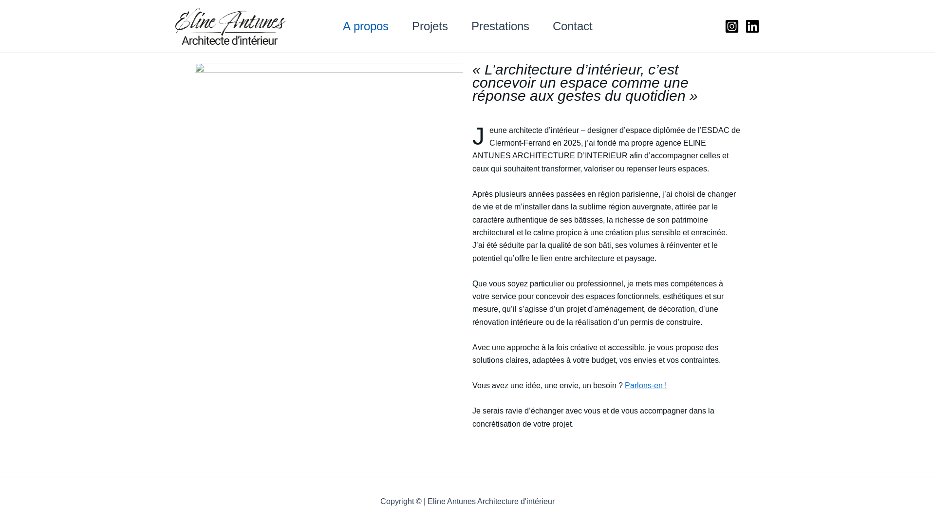 website screenshot of https://antunes-archi-design.fr/