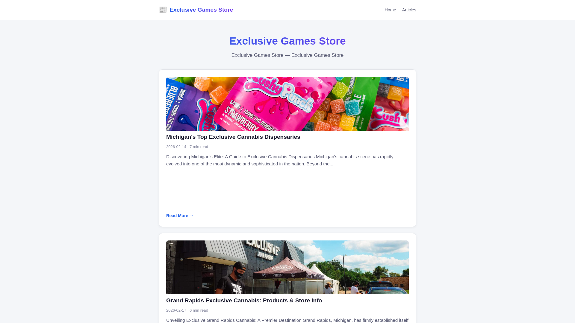 website screenshot of https://exclusive-games-store.pages.dev/