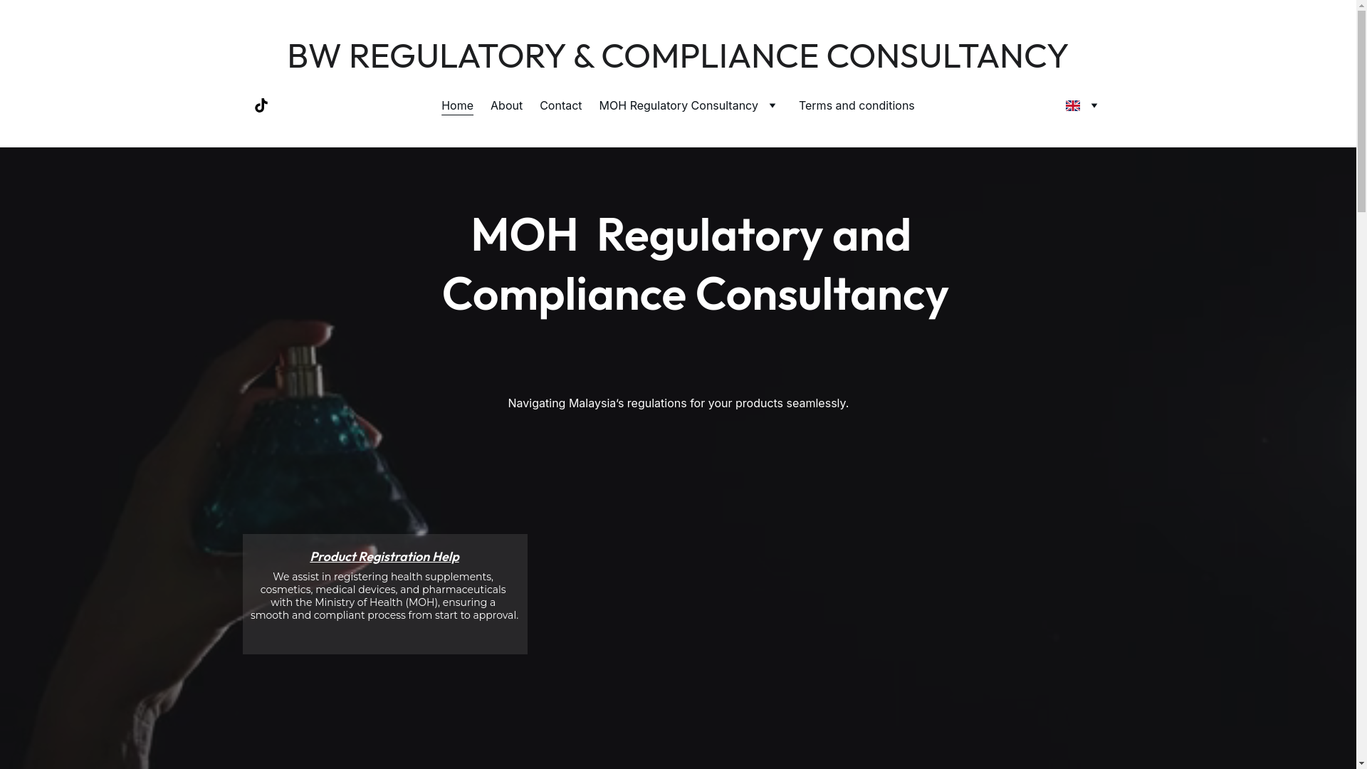 website screenshot of https://bwcomply.com/