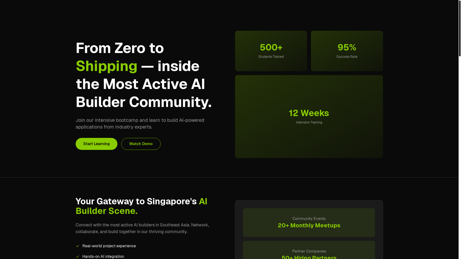 website screenshot of https://vibecoders-sa.com/