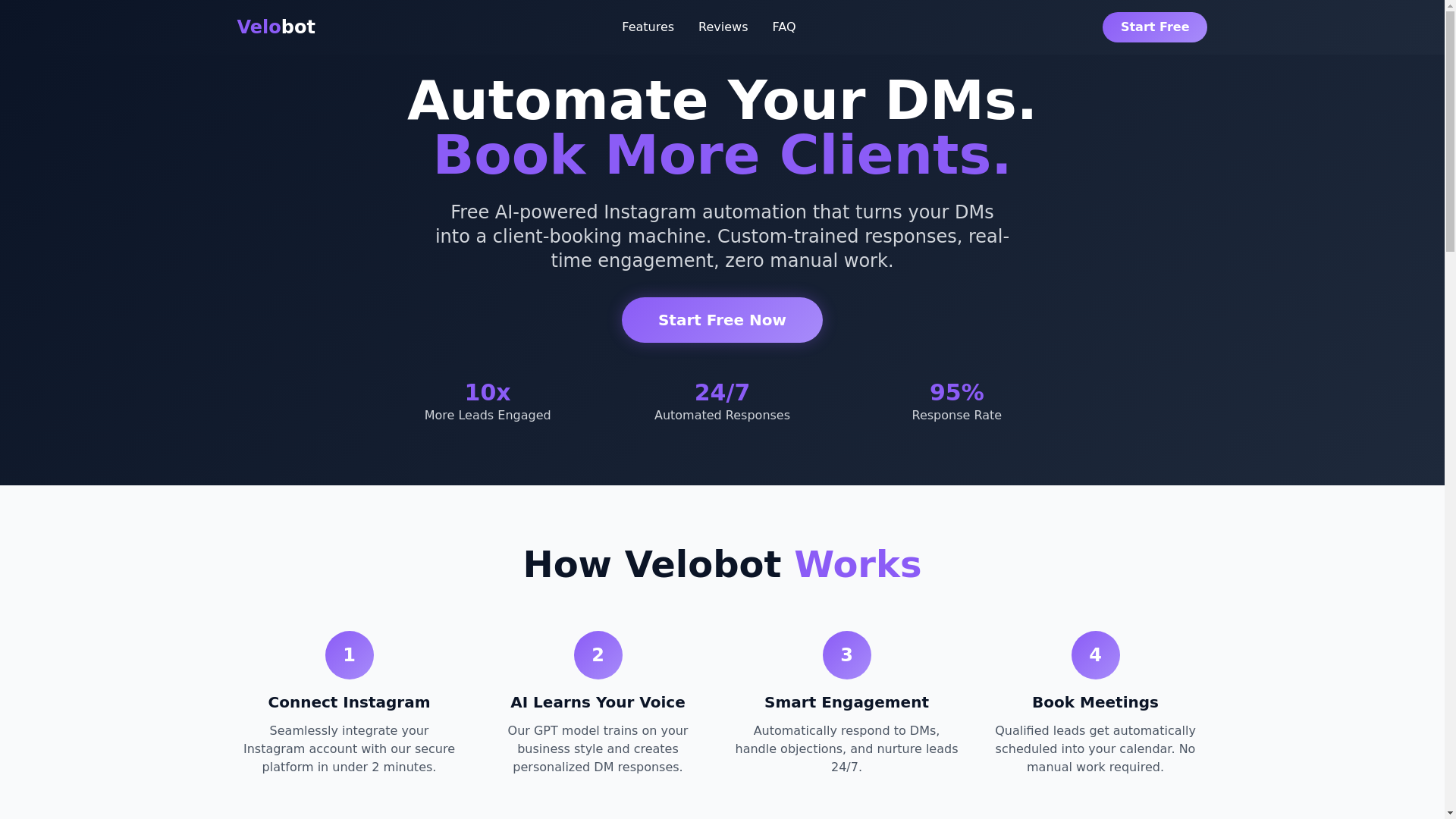 website screenshot of https://velobot.pages.dev/