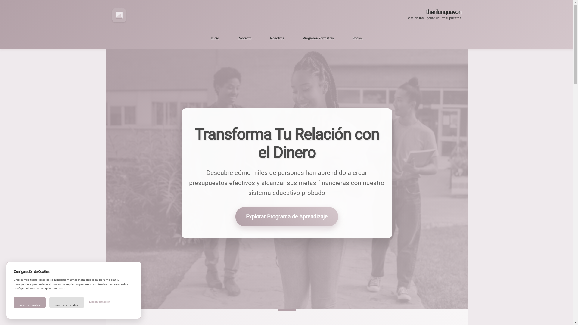 website screenshot of https://therilunquavon.com/