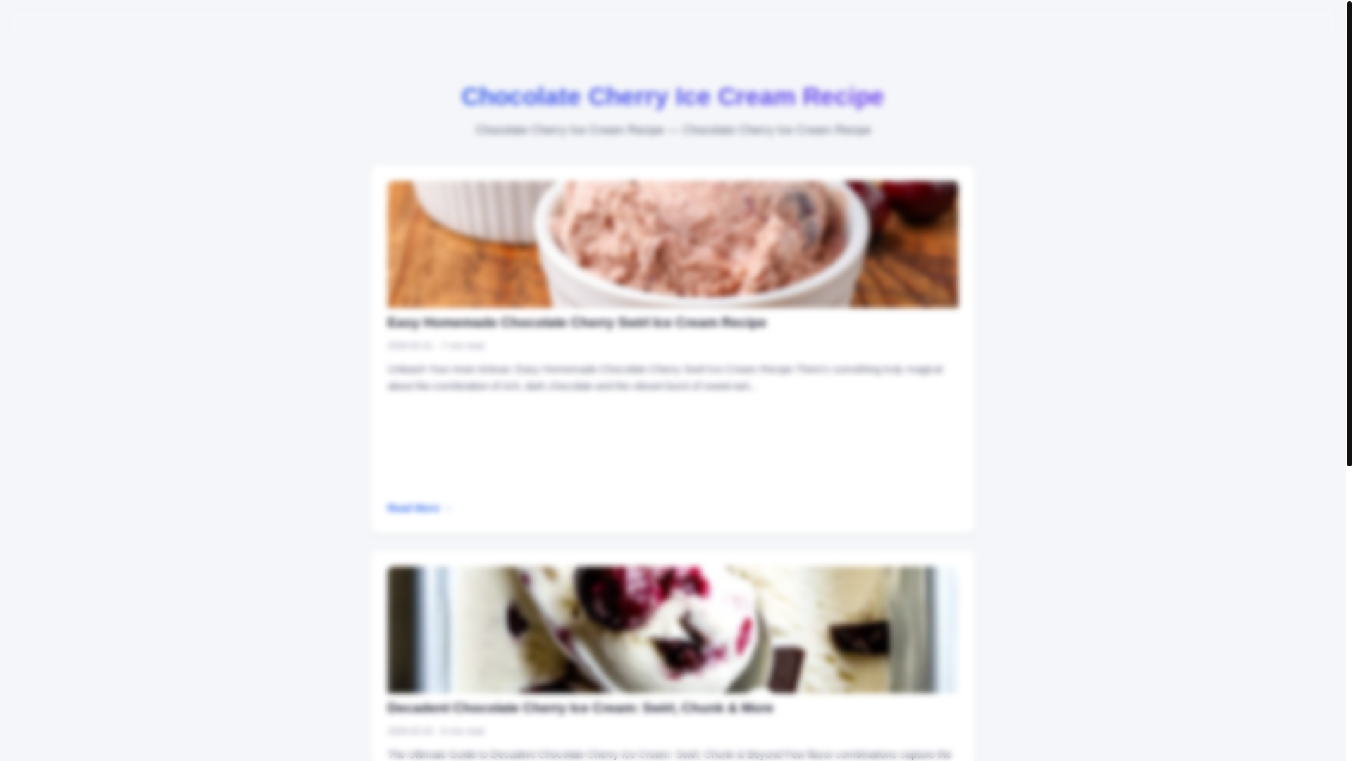 website screenshot of https://chocolate-cherry-ice-cream-recipe.pages.dev/