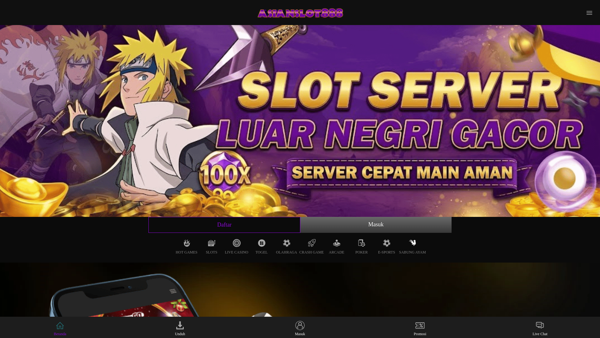 website screenshot of https://linkasianslot888.pages.dev/