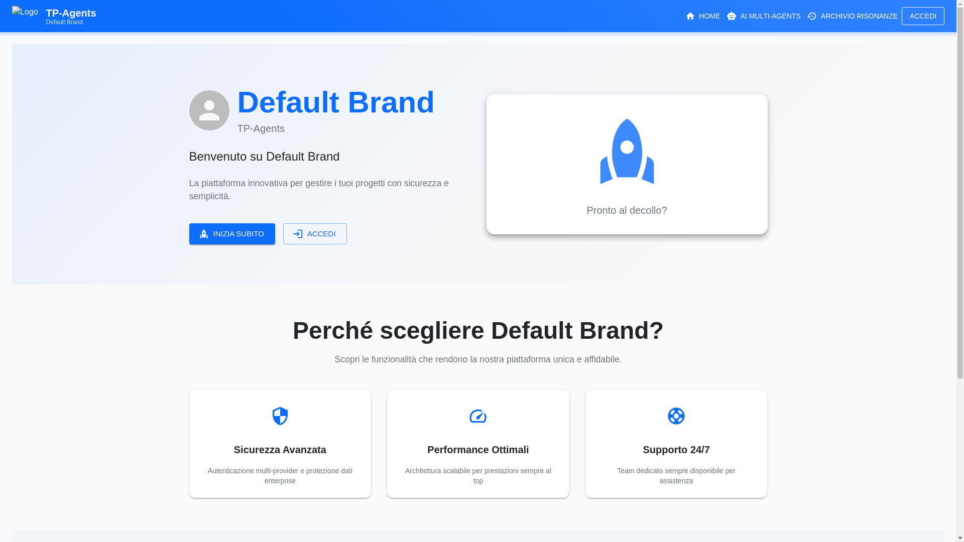website screenshot of https://ilmioagente.com/