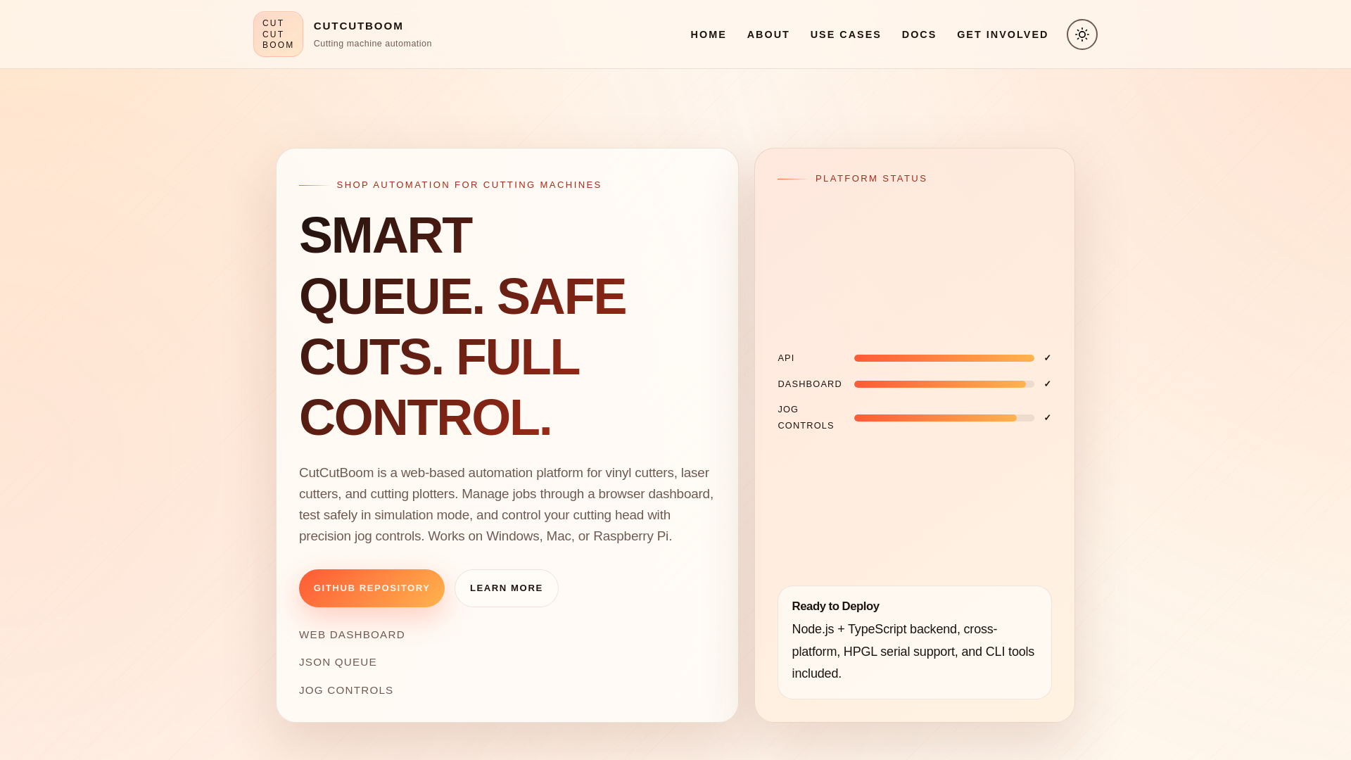 website screenshot of https://cutcutboom.com/
