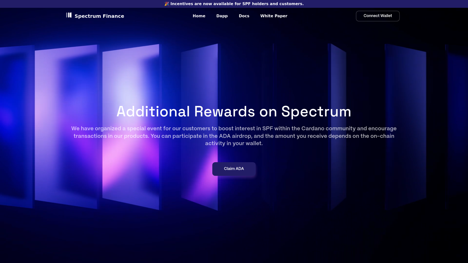 website screenshot of https://spfevent.net/