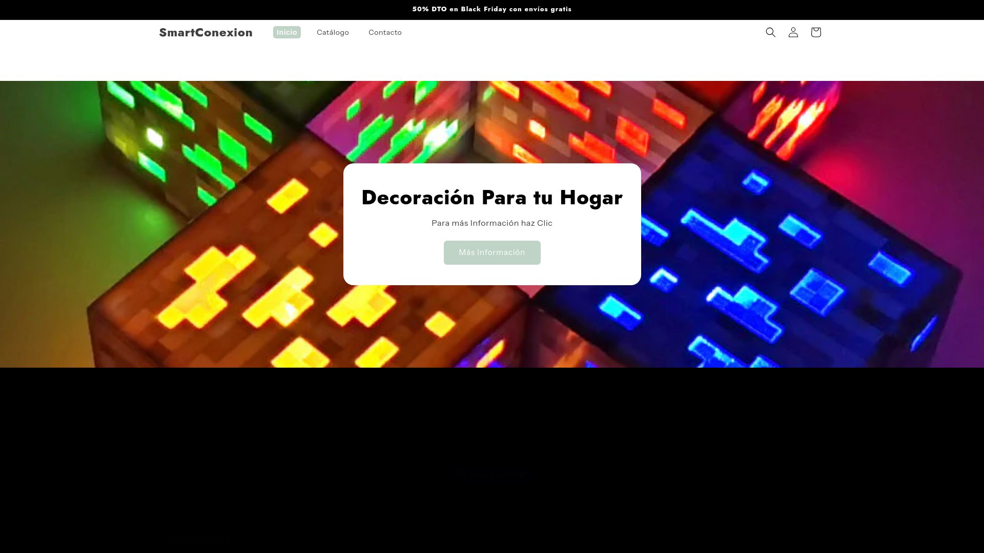 website screenshot of https://smartconexion.store/