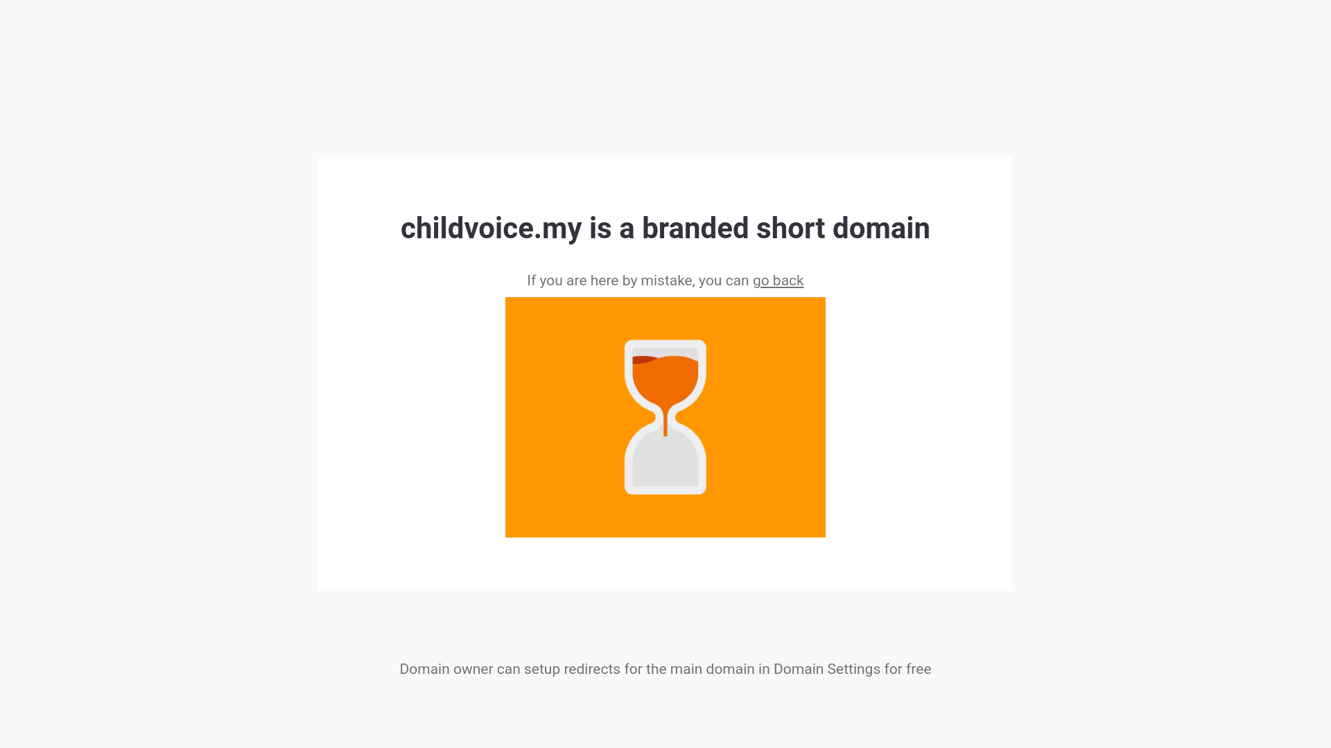 website screenshot of https://childvoice.my/