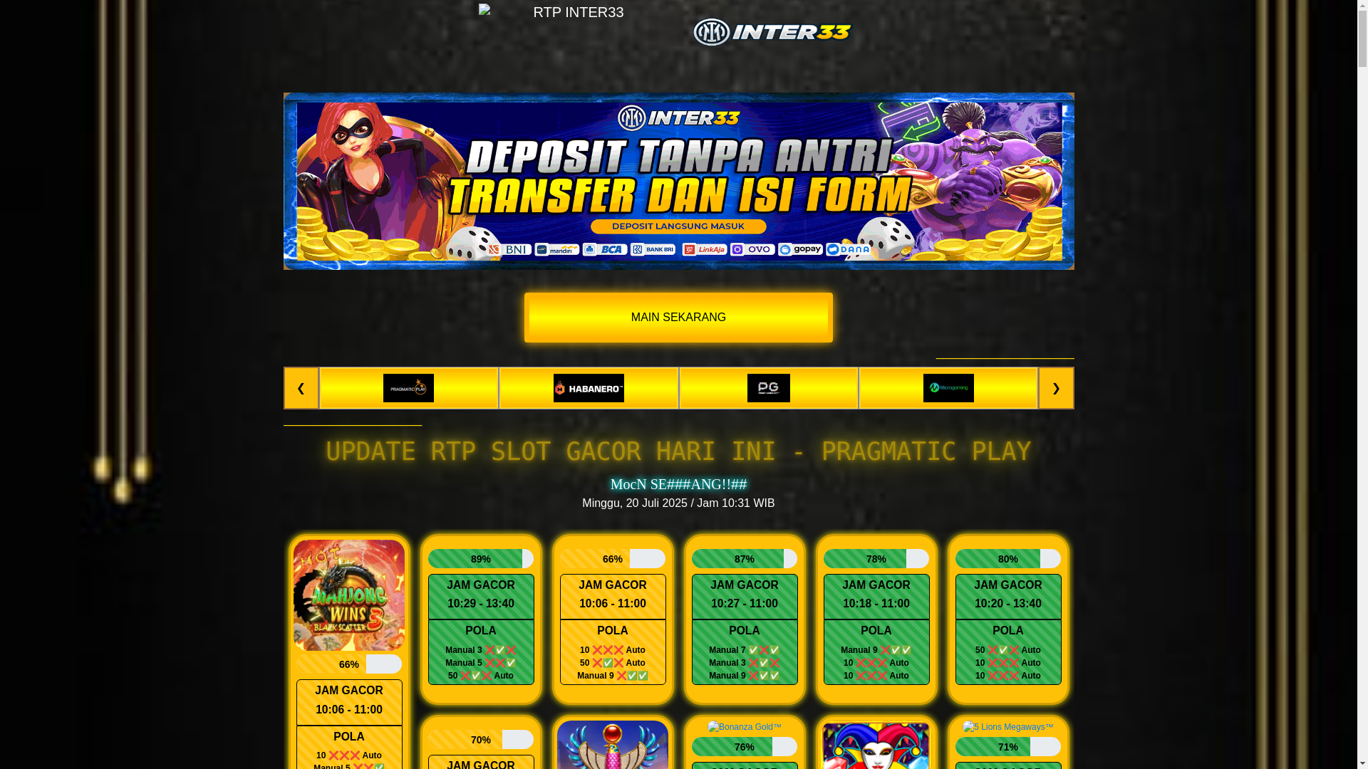 website screenshot of https://rtpinter33jago.pages.dev/