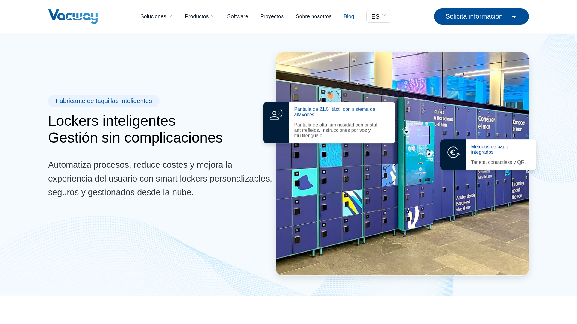 website screenshot of https://vacway.es/