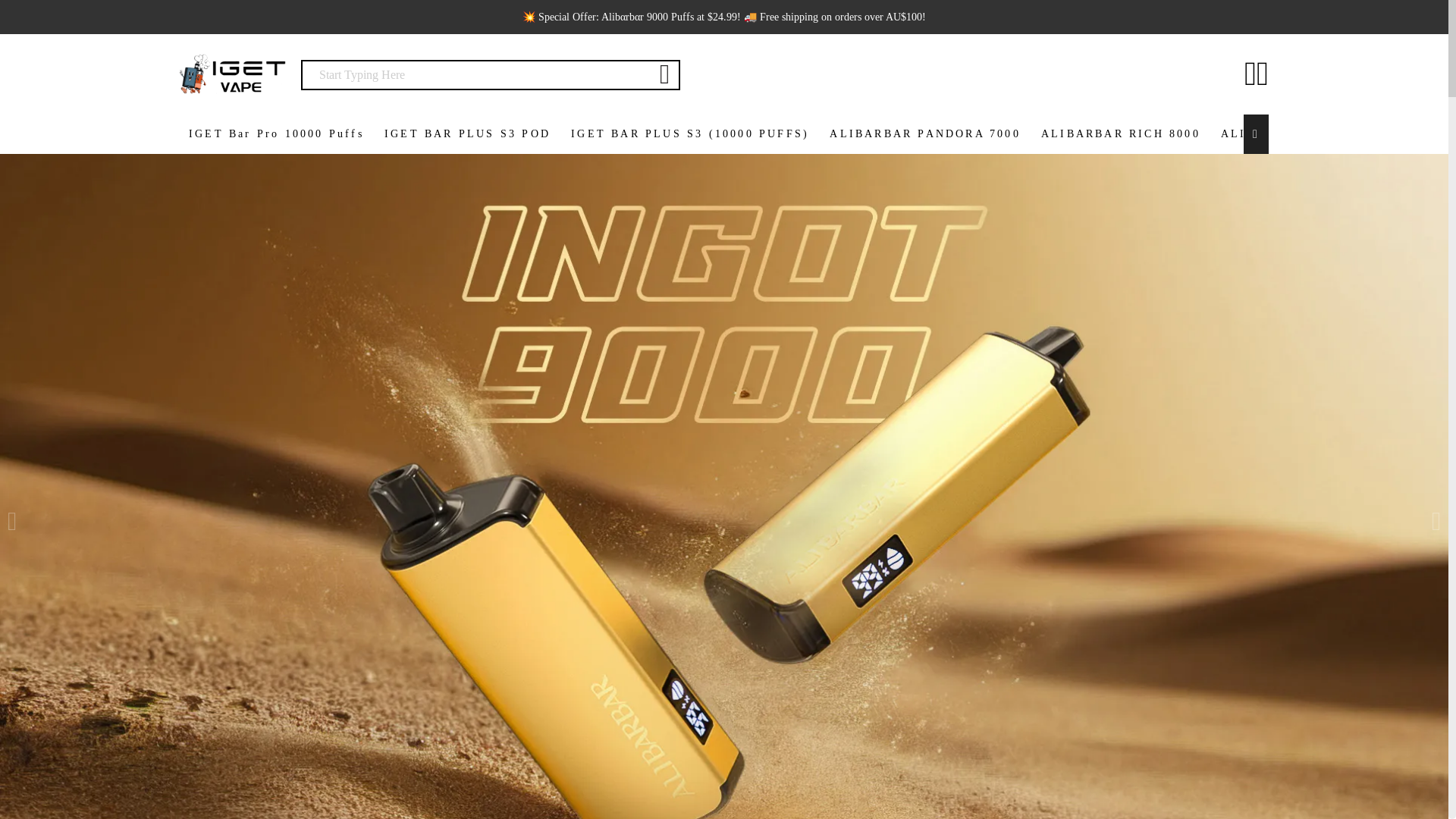 website screenshot of https://iget-vapepro.com/