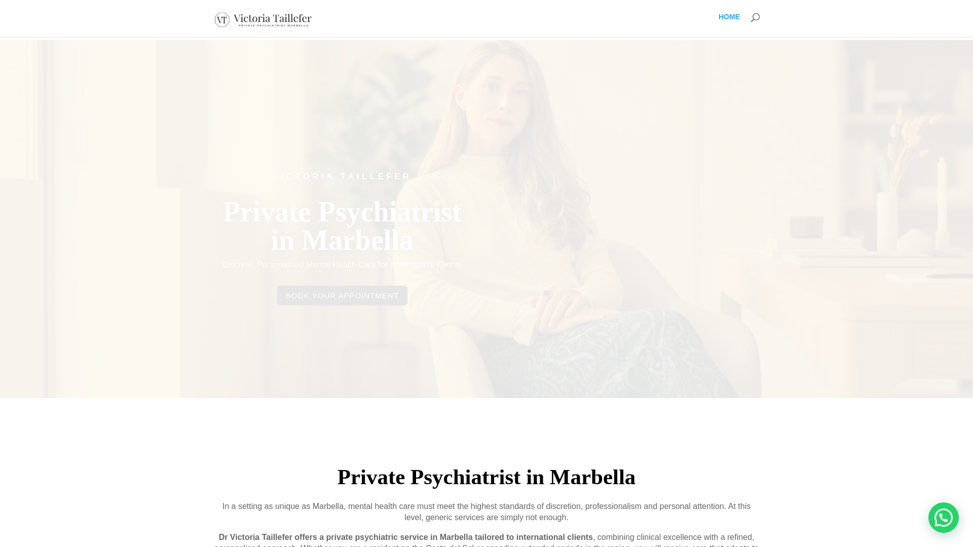 website screenshot of https://mentalhealthmarbella.com/