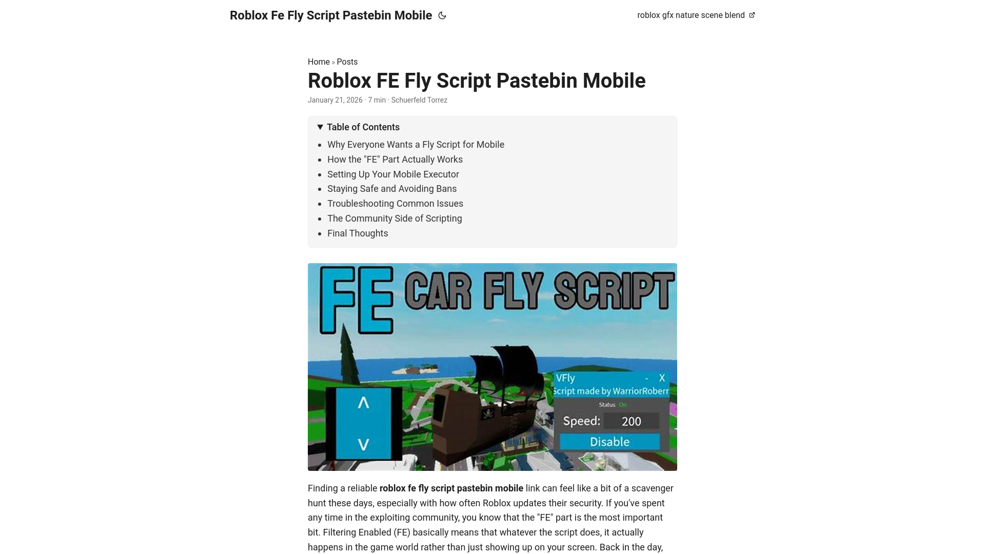 website screenshot of https://robloxfeflyscriptpastebinmobile.pages.dev/