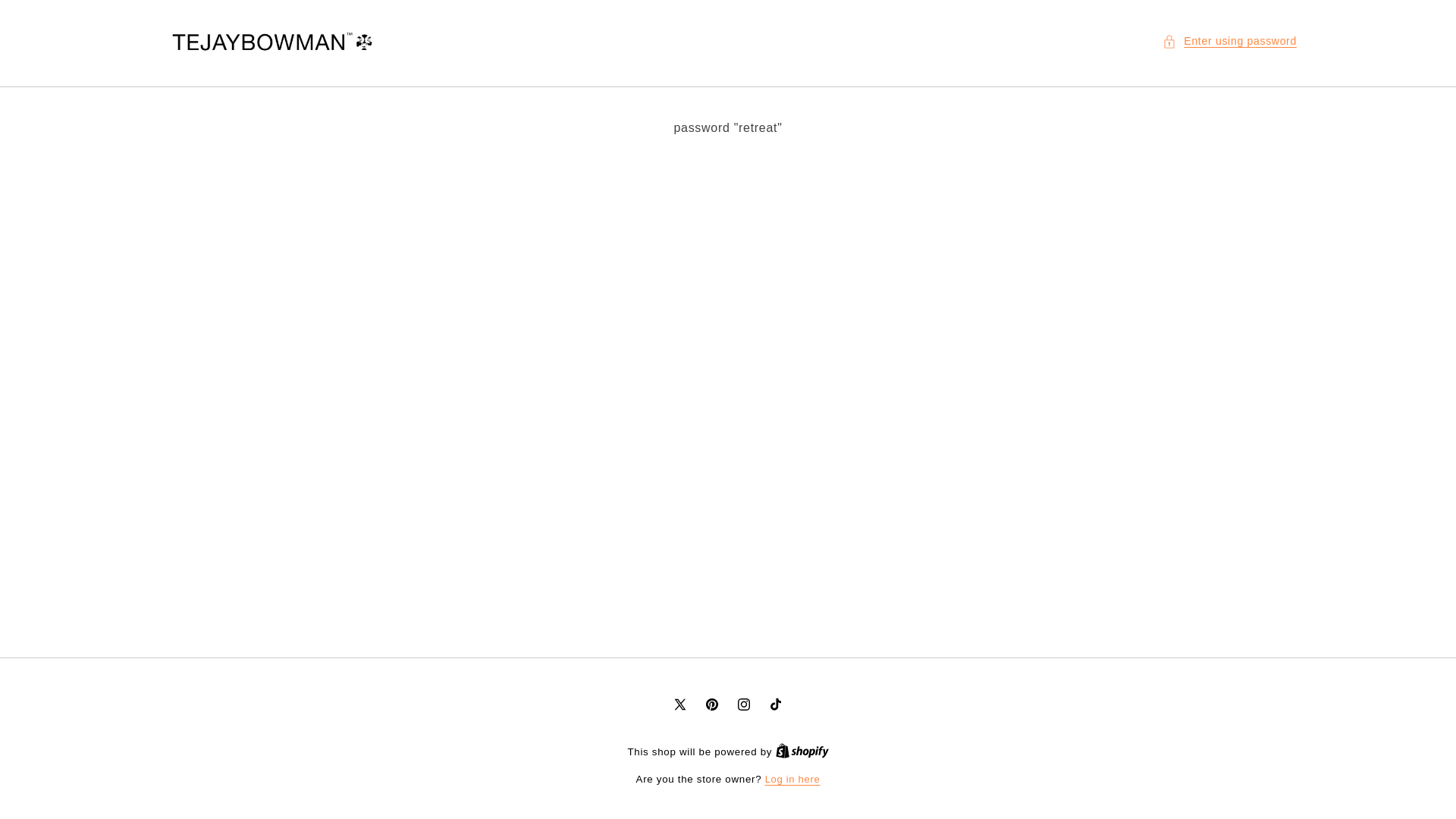 website screenshot of https://tejaybowman.work/