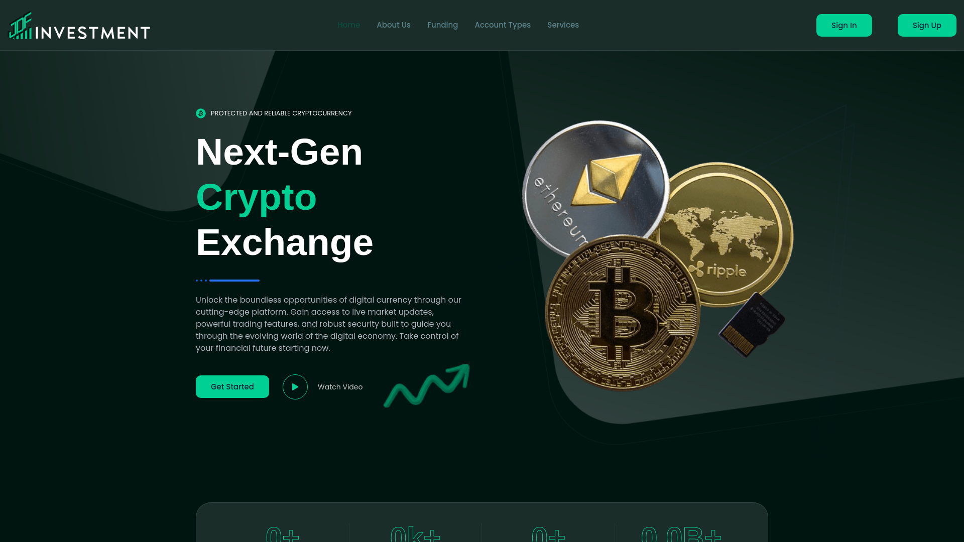 website screenshot of https://jdfnvestment.com/