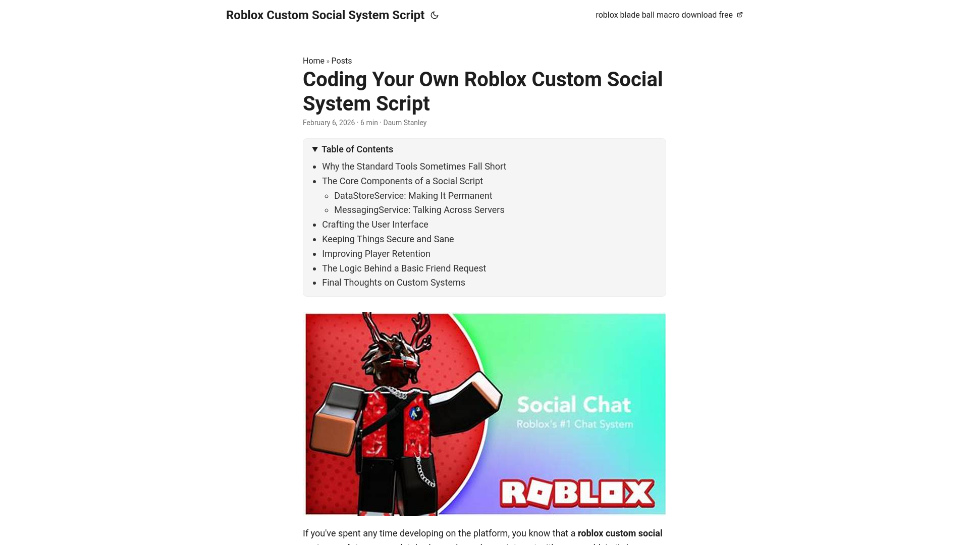 website screenshot of https://roblox-custom-social-system-script.pages.dev/