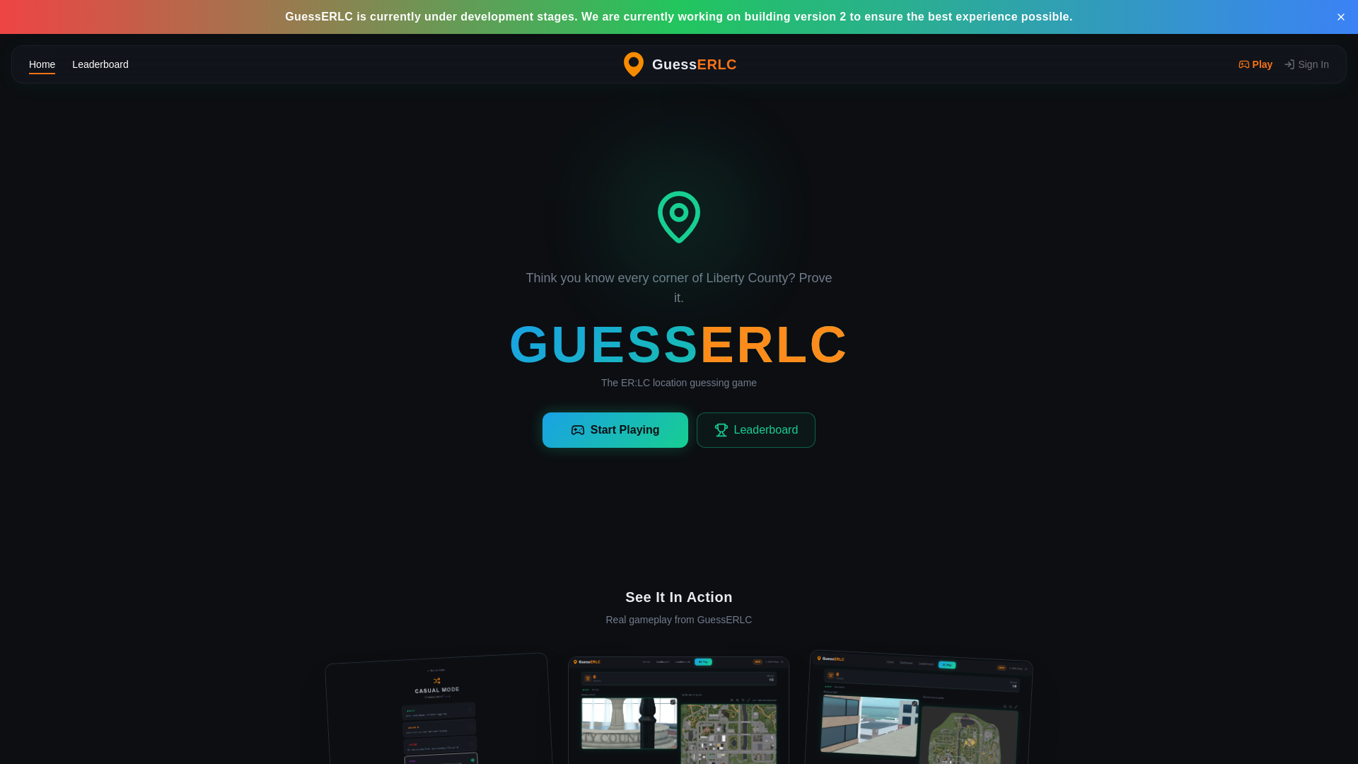 website screenshot of https://guesserlc.com/