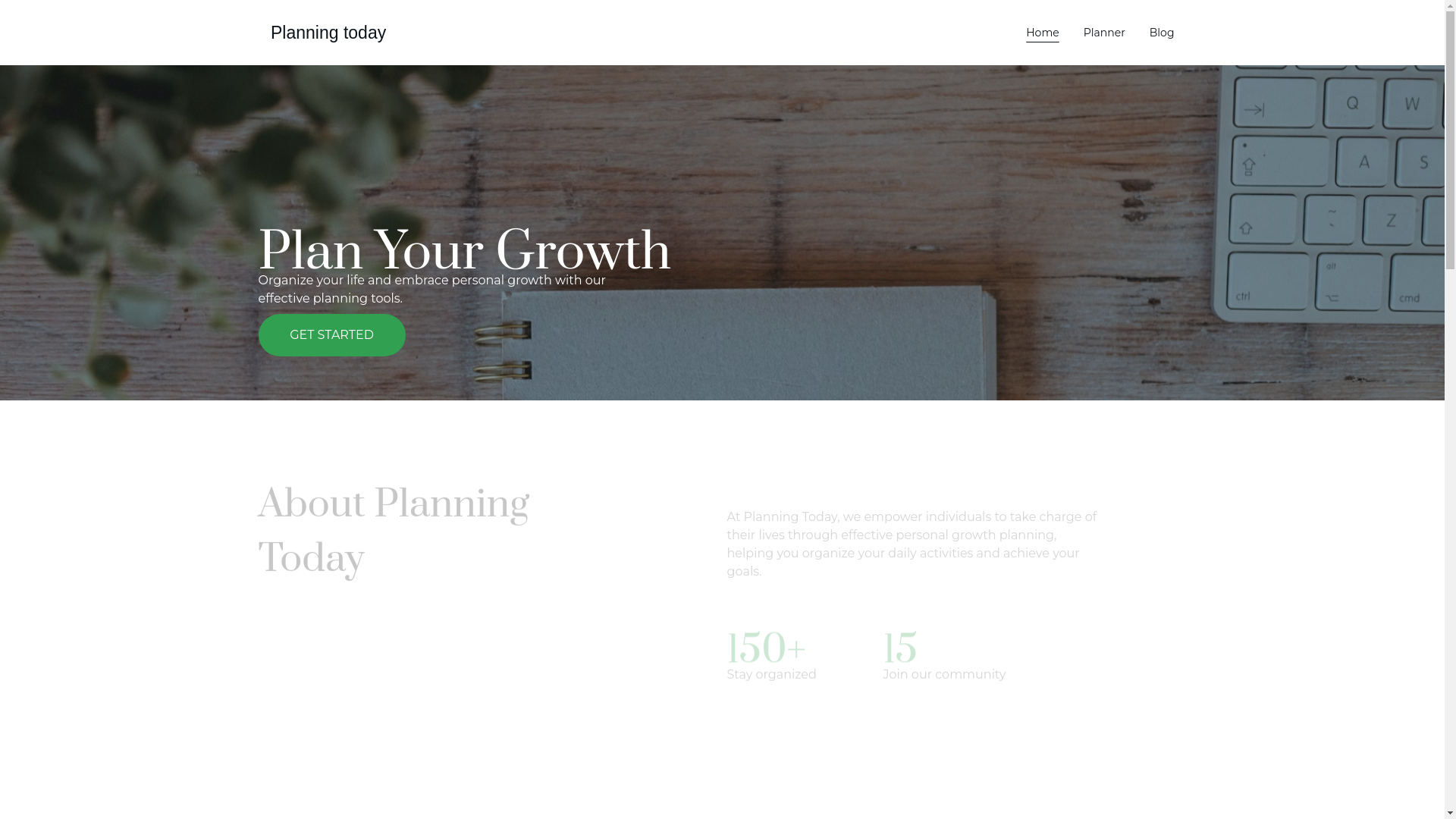 website screenshot of https://planitpersonalyy.com/