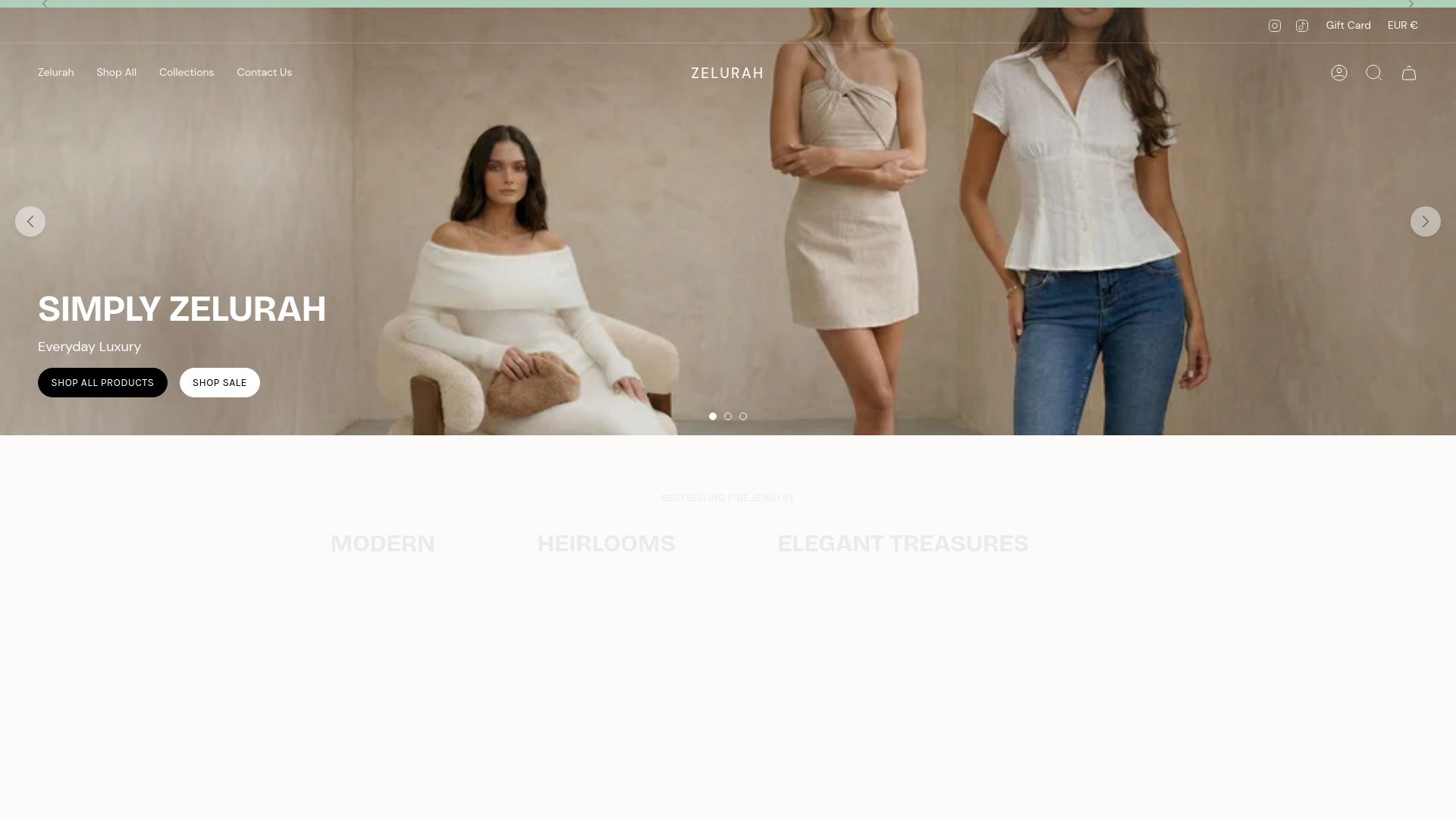 website screenshot of https://zelurah.com/
