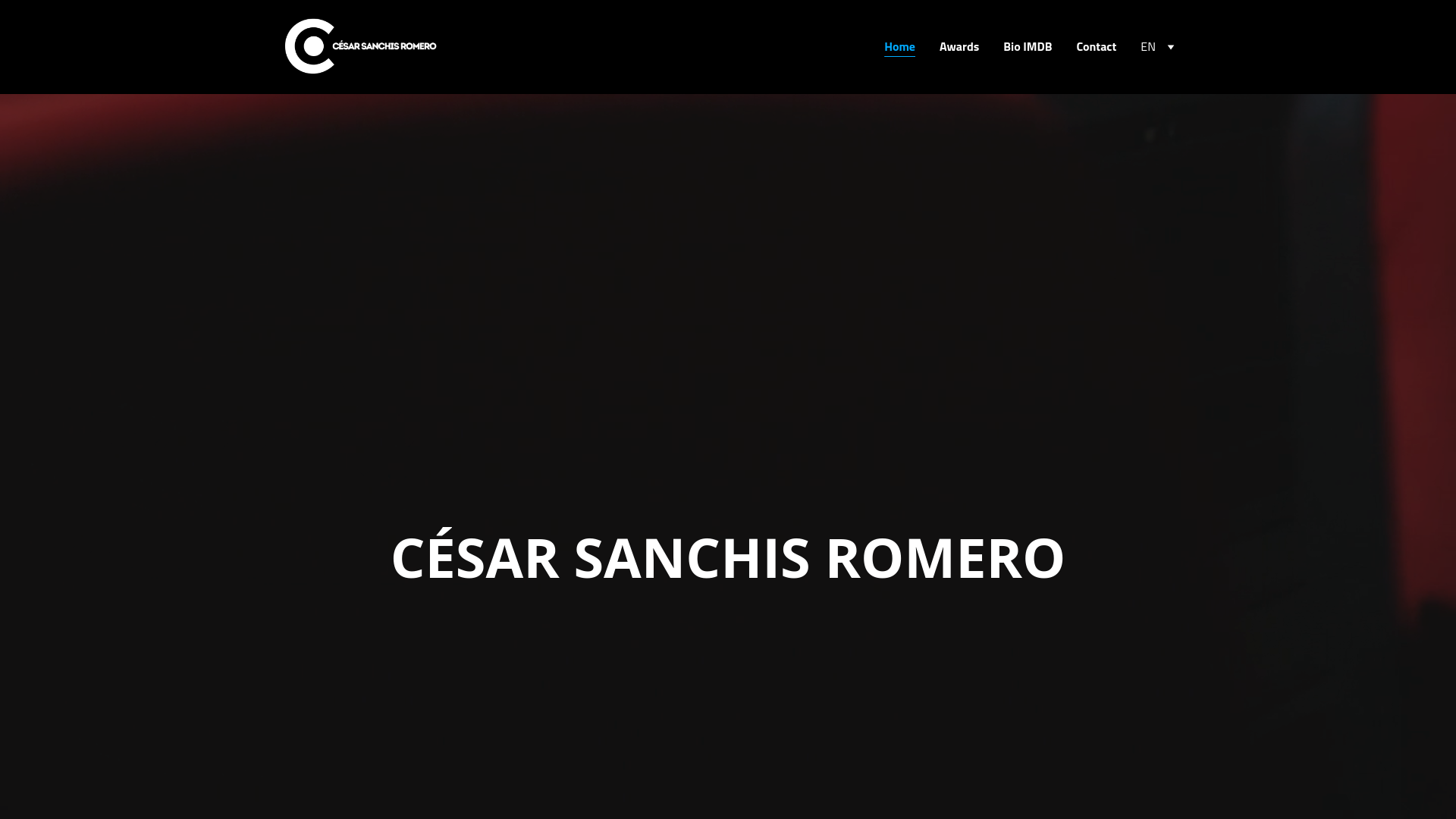 website screenshot of https://cesarsanchisromero.com