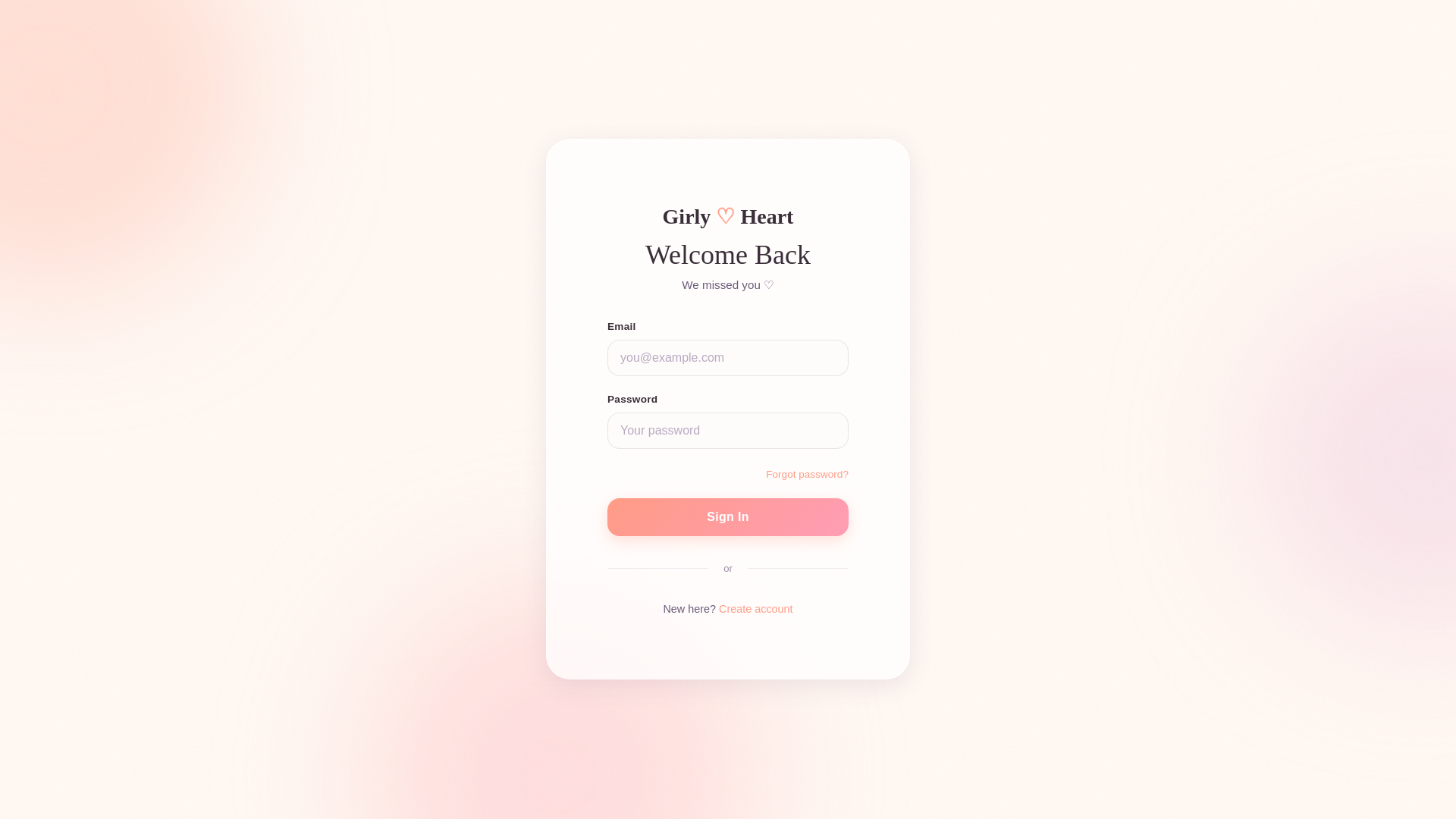 website screenshot of https://girlyheart-frontend.pages.dev/