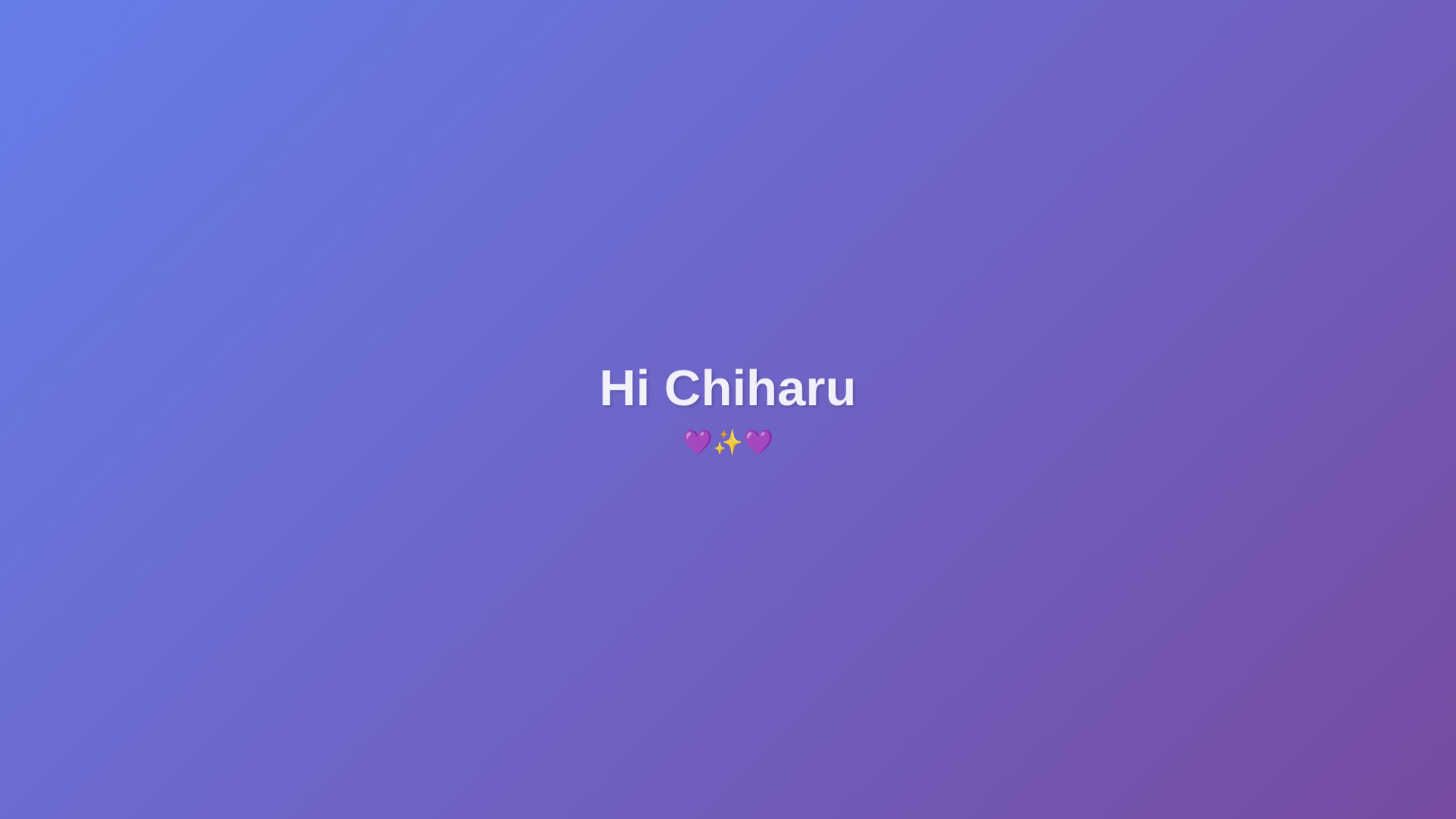 website screenshot of https://hi-chiharu.pages.dev/