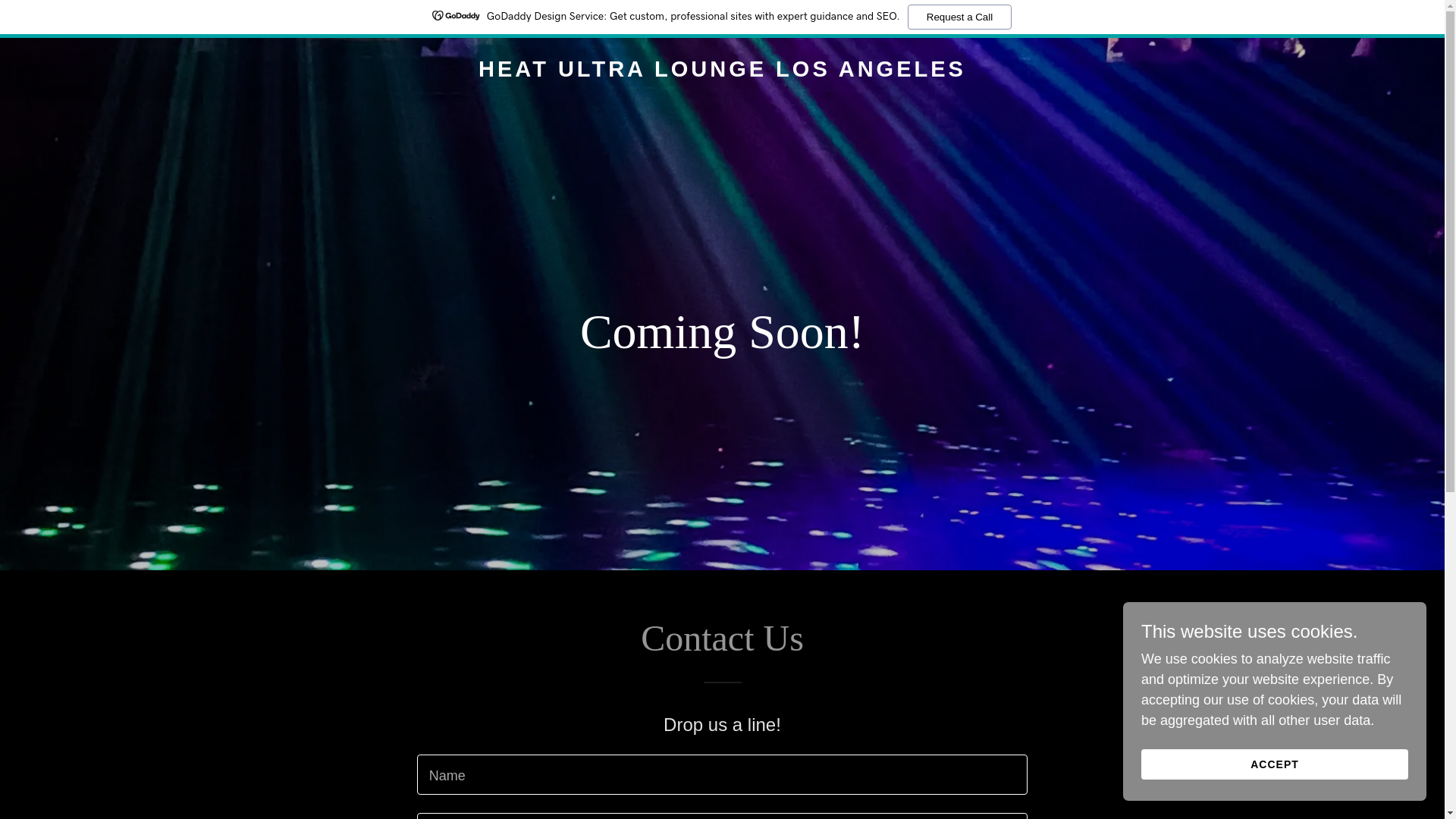 website screenshot of https://heatultraloungela.com/
