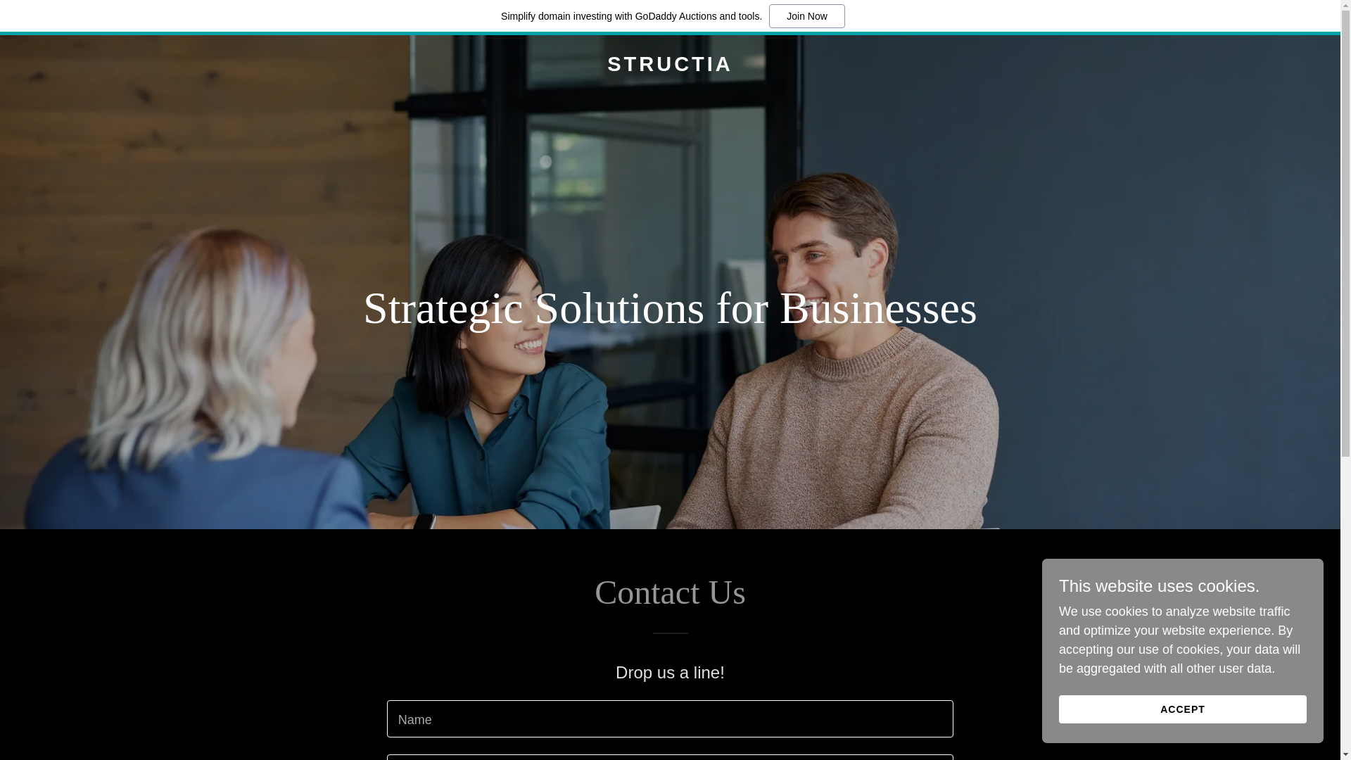 website screenshot of https://structia.mx/